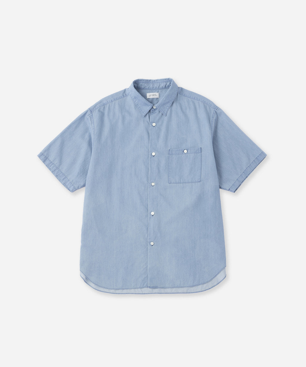 Saturdays NYC Bruce Shirt in Light Blue