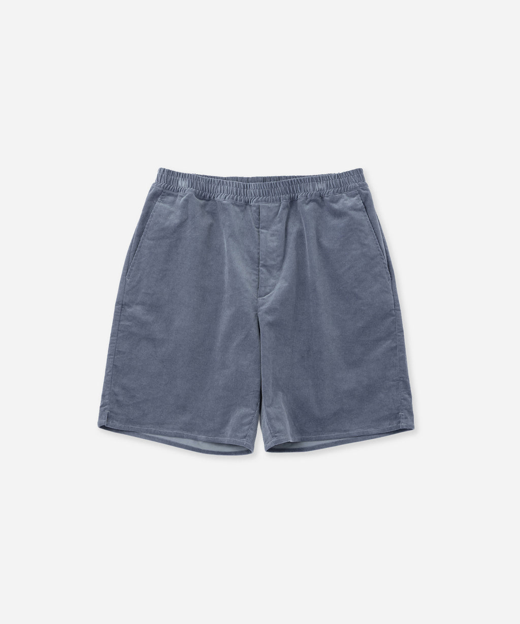 Saturdays NYC Avalon Corduroy Beach Short in Blue