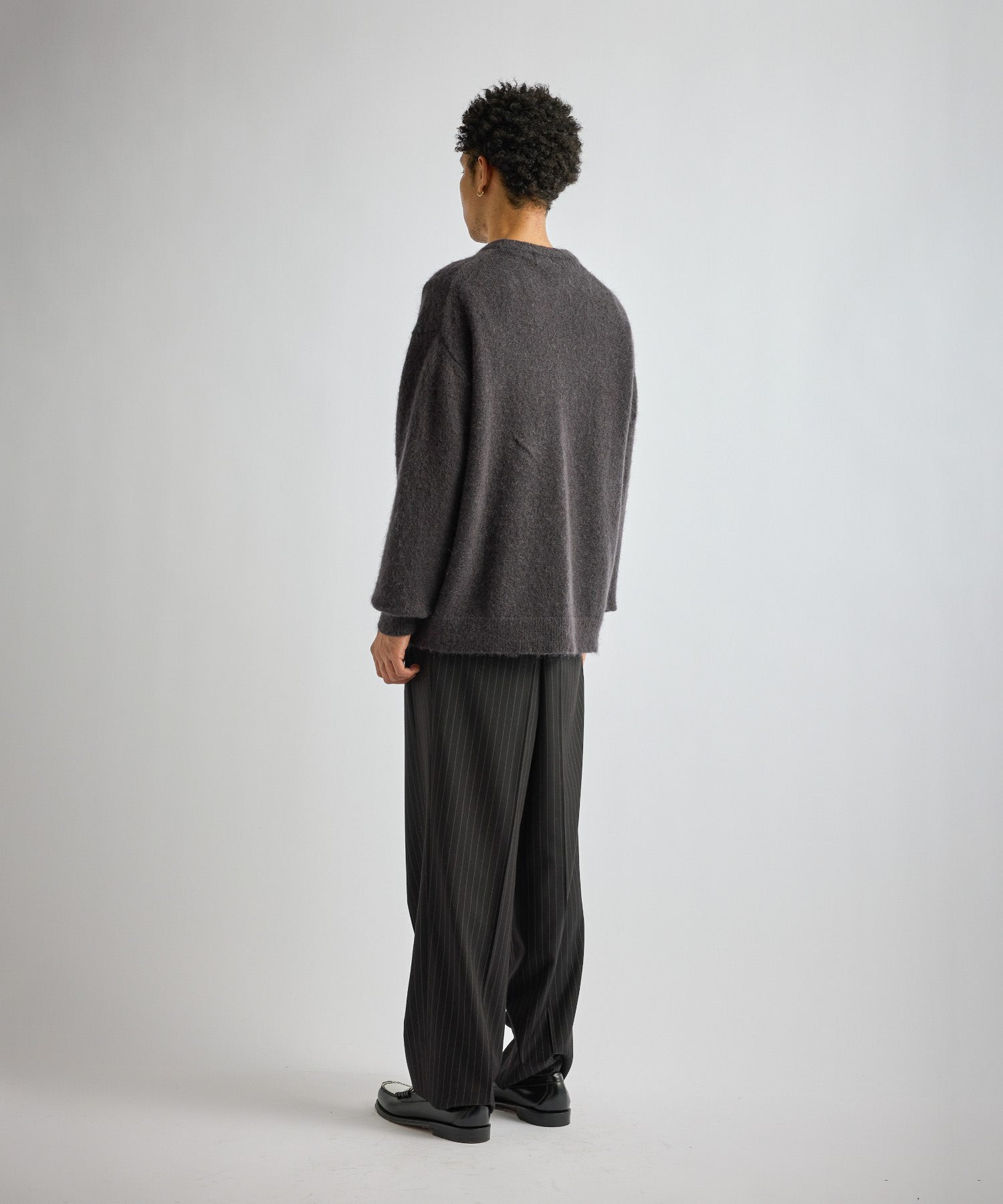 Saturdays NYC Greg Shaggy Knit in Gray