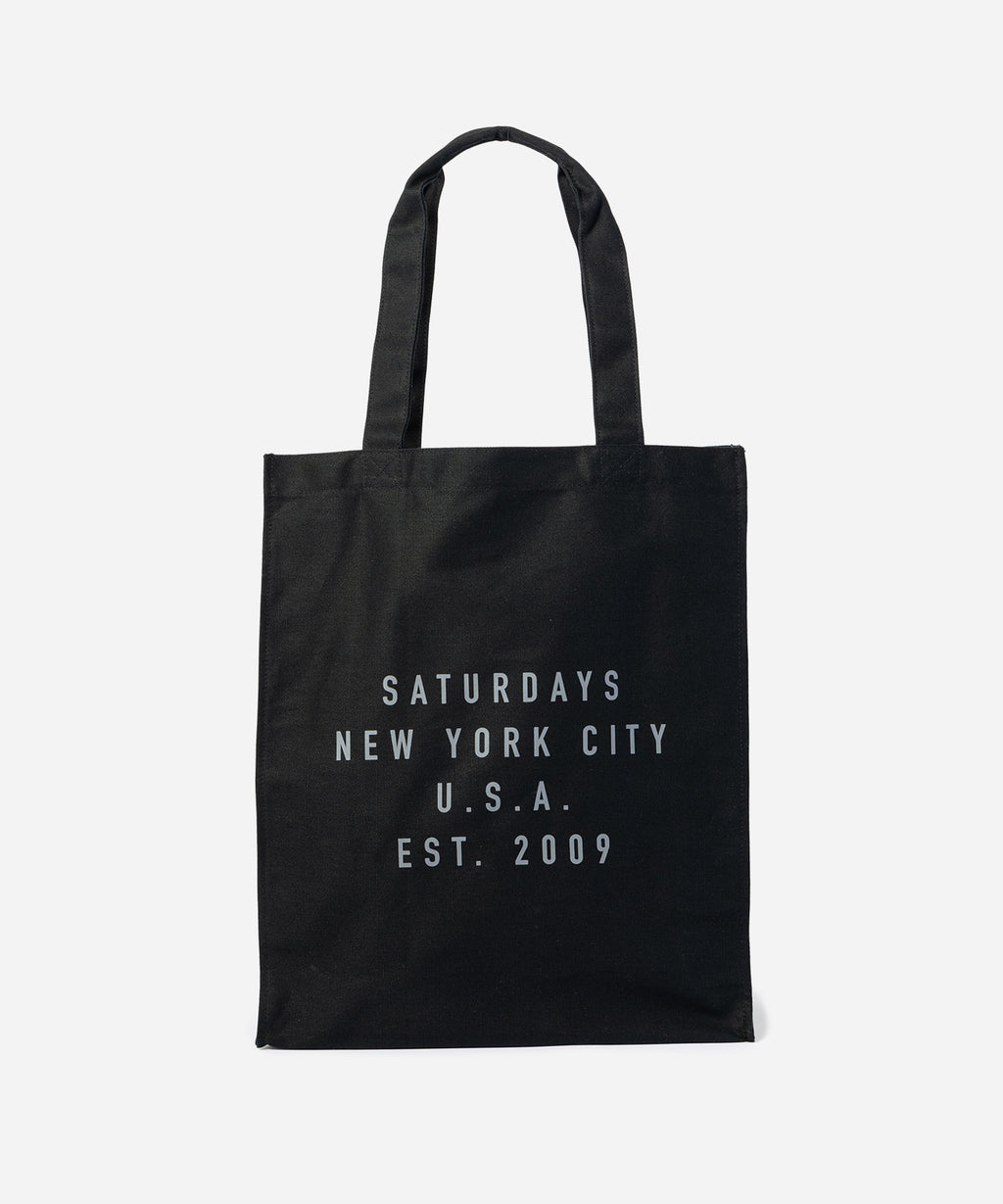 Saturdays NYC Established USA Tote Bag in Black