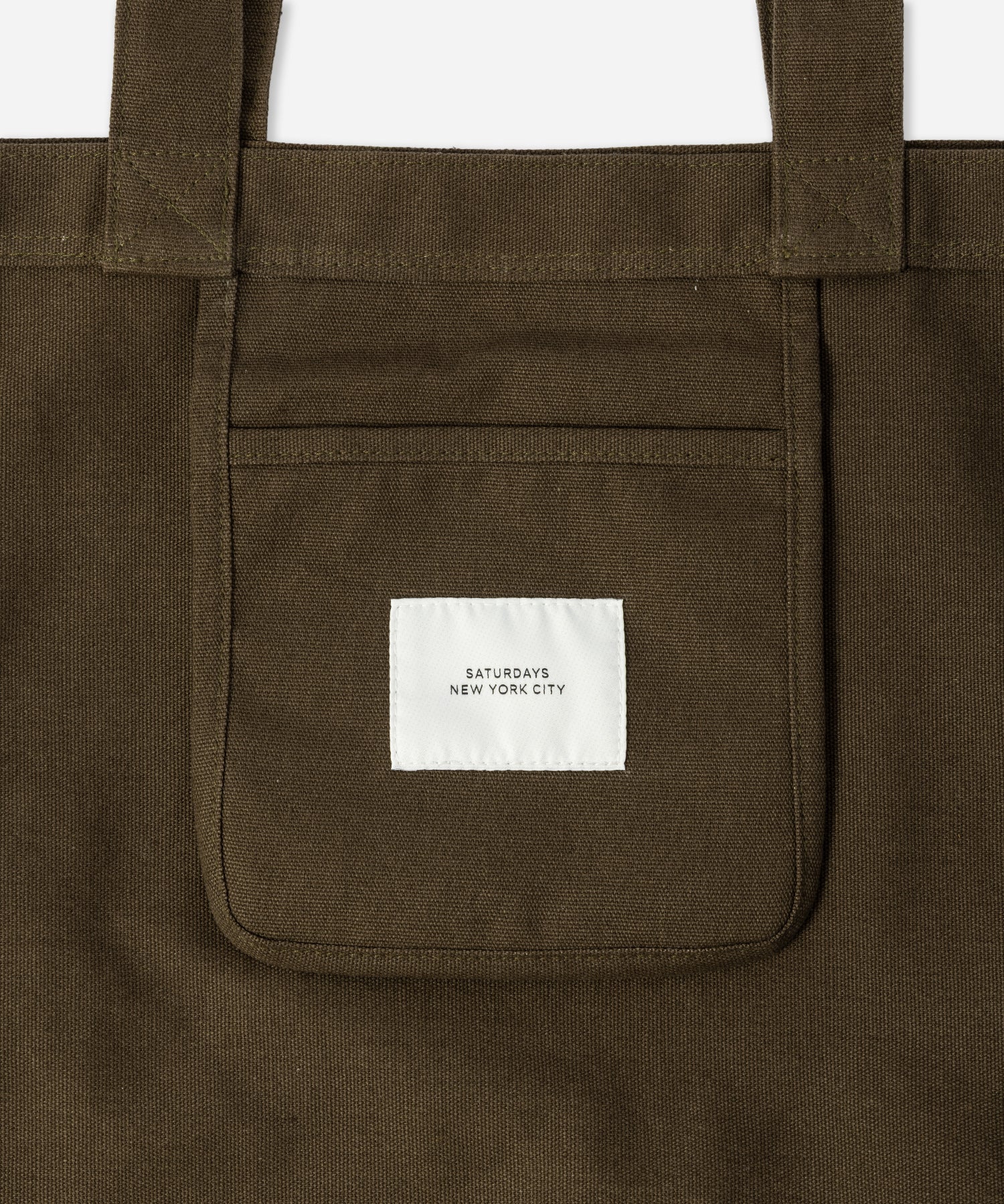 Saturdays NYC Established USA Tote Bag in Olive