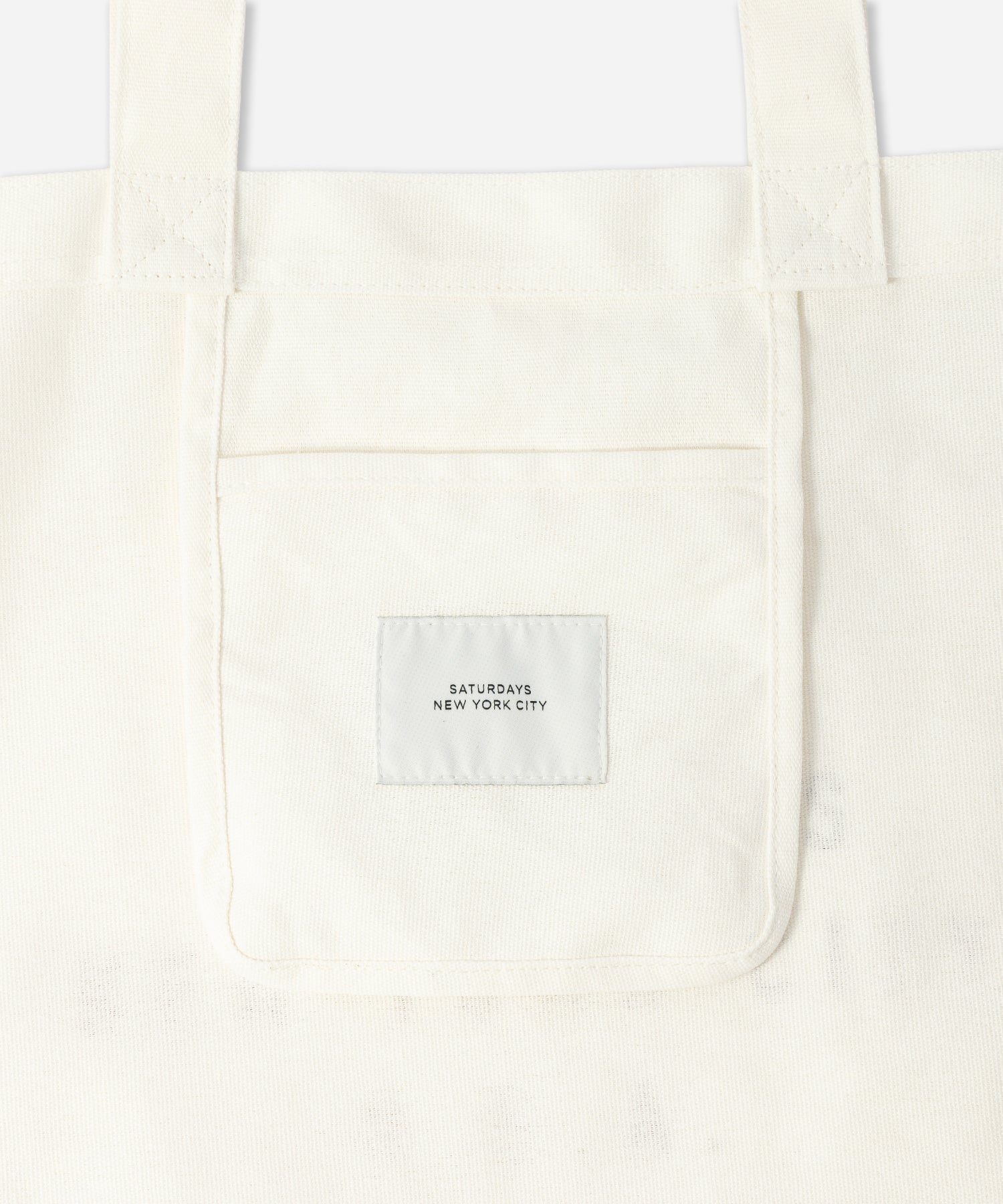 Saturdays NYC Established USA Tote Bag in White