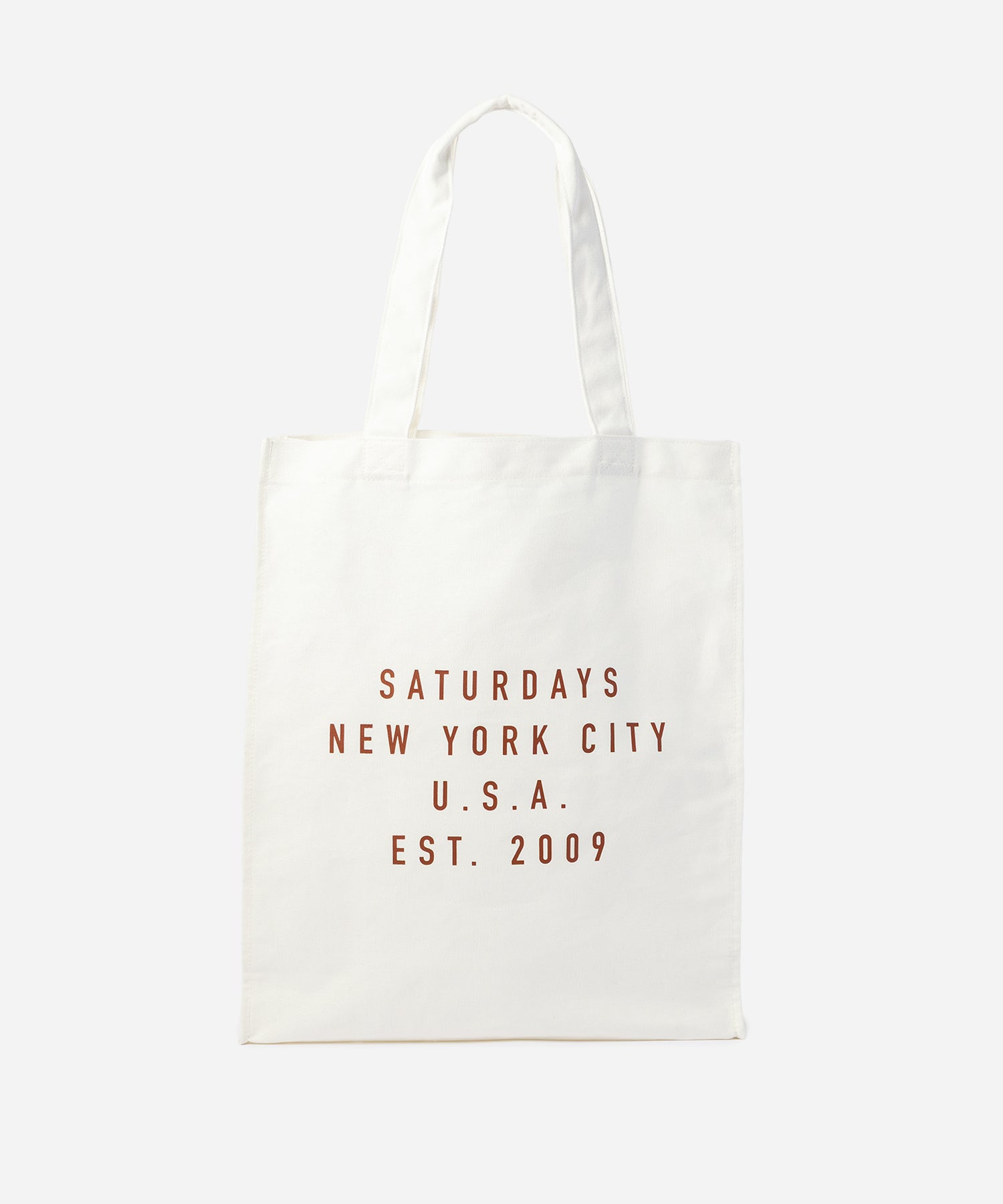 Saturdays NYC Established USA Tote Bag in White