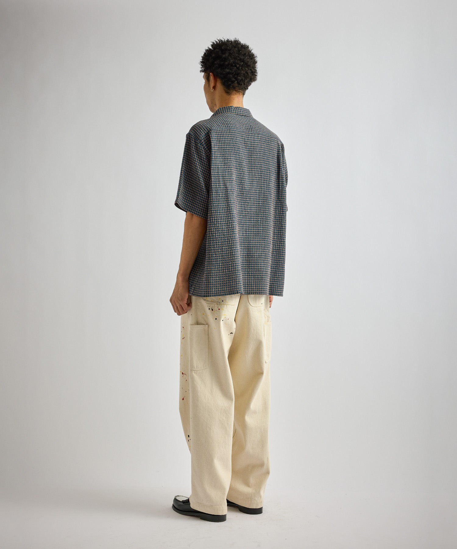 Saturdays NYC Hester Palaka Shirt in Blue