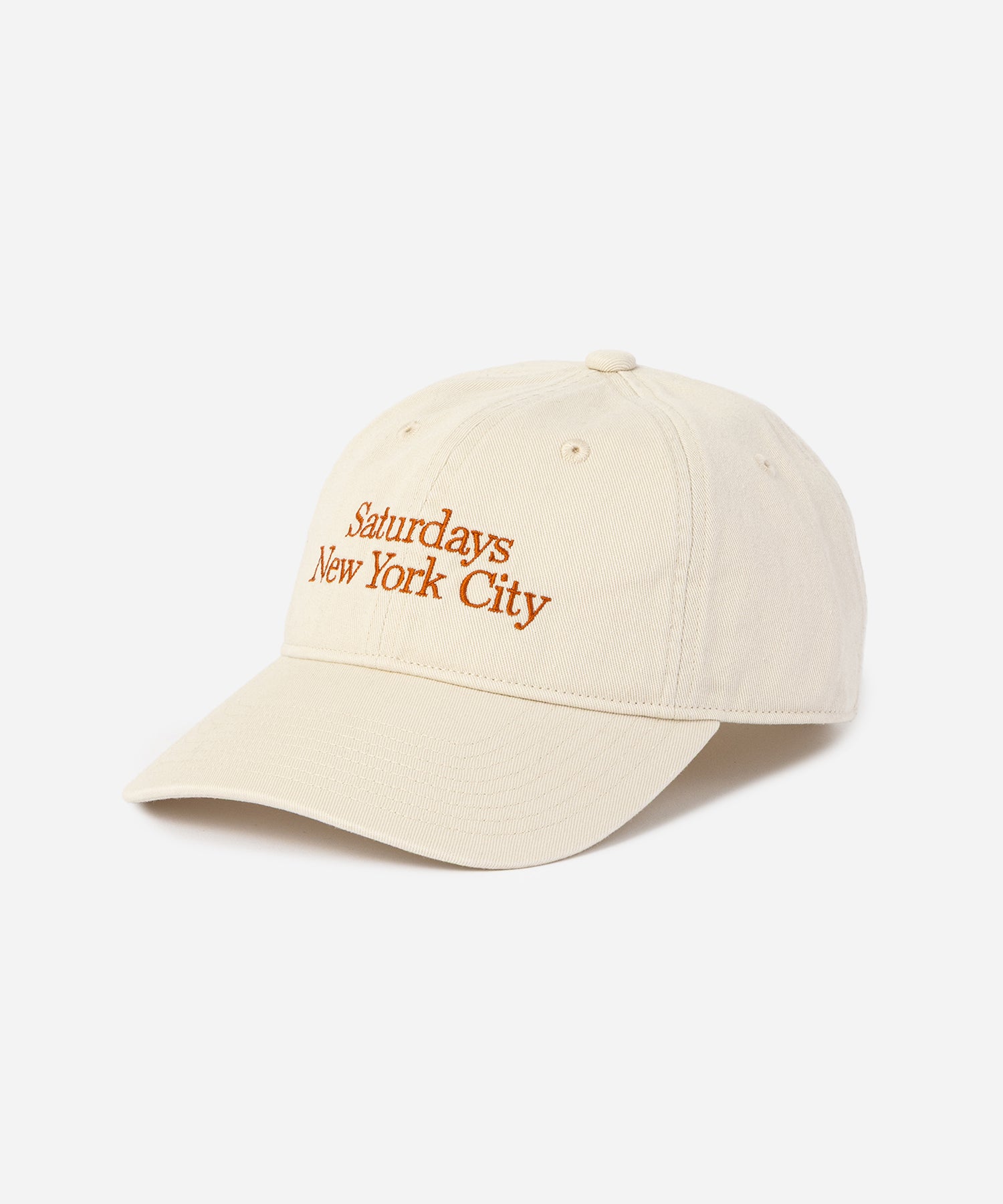 Saturdays NYC Abie Washed Cap in Ivory