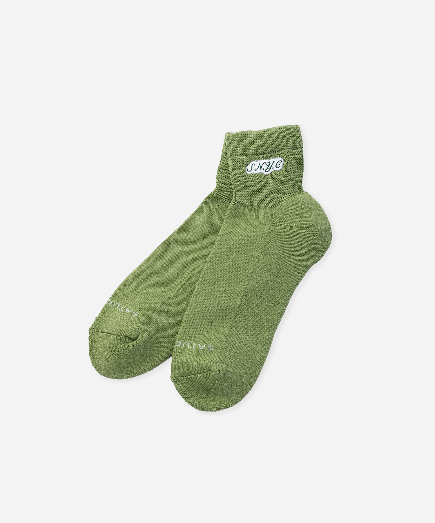 Saturdays NYC S.NYC Quarter Socks in Light Green