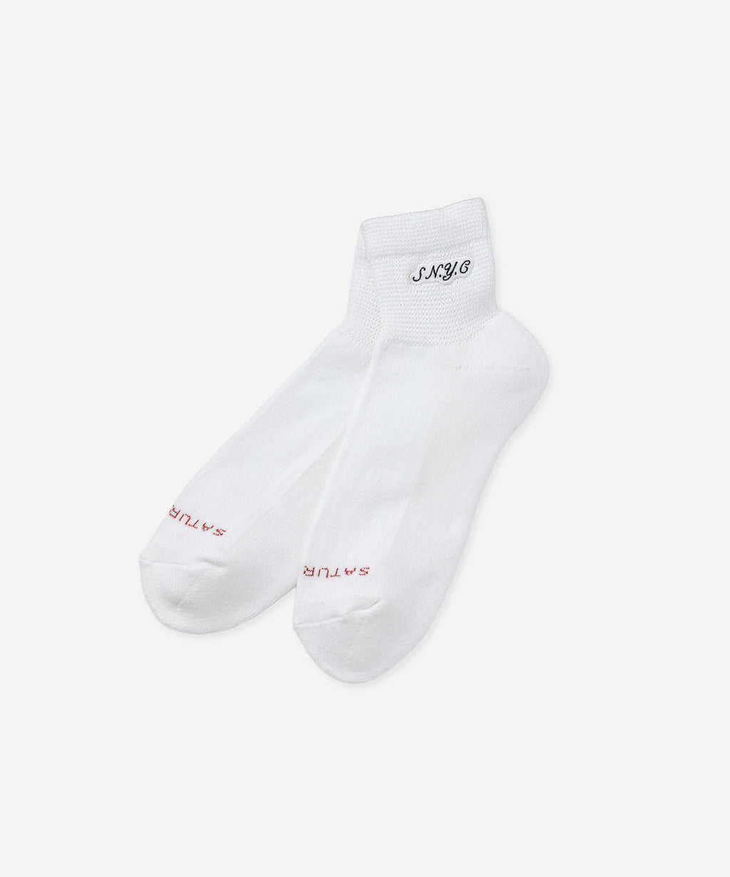 Saturdays NYC S.NYC Quarter Socks in White