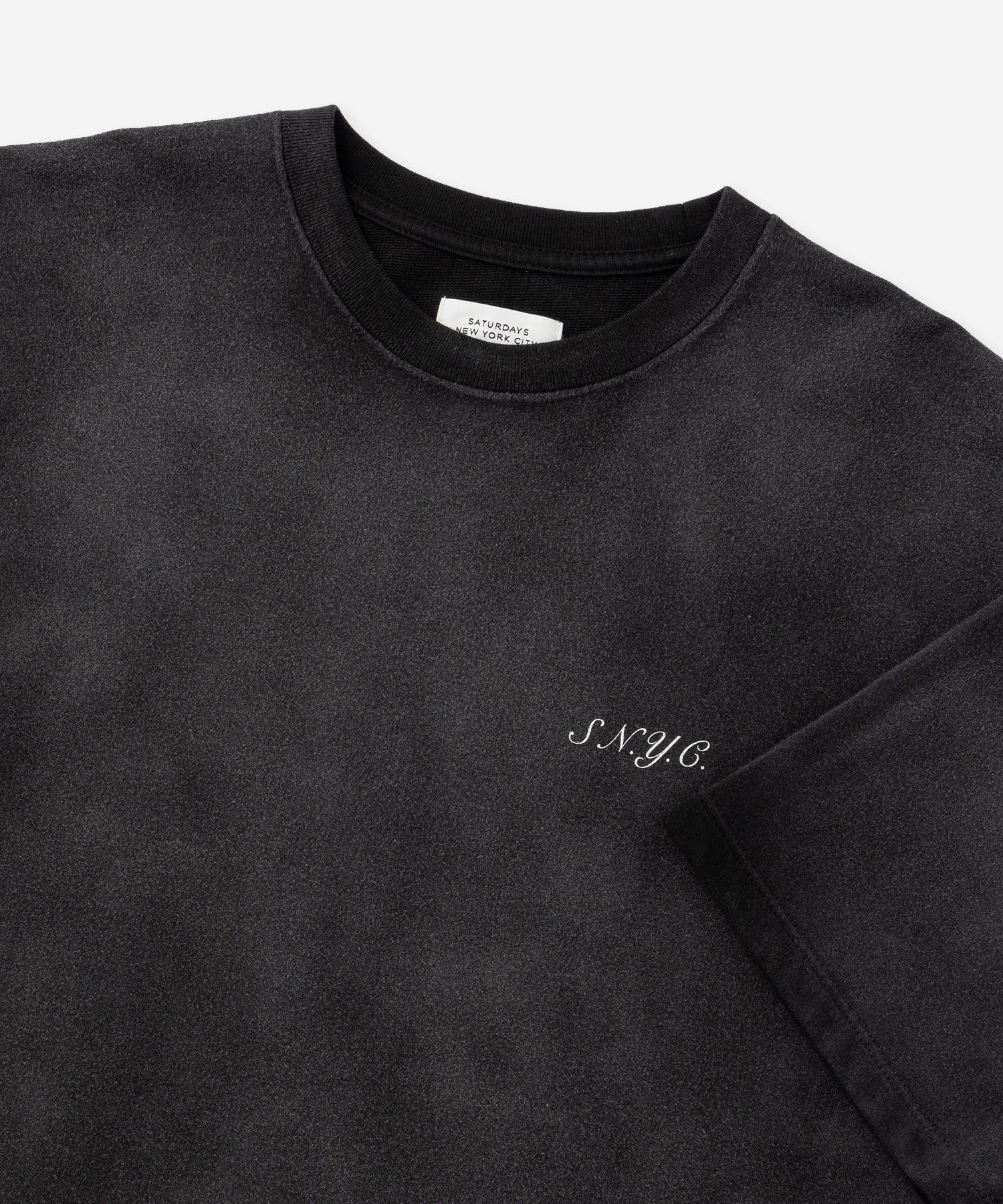 Saturdays NYC S.NYC Terry Sweatshirt in Black Sub