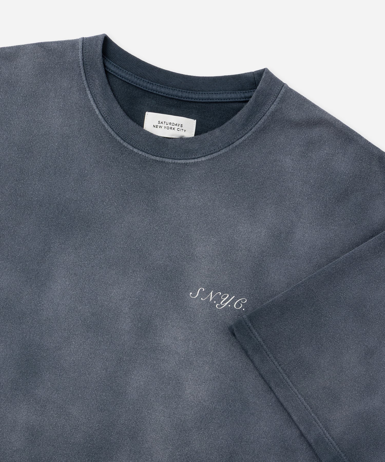 Saturdays NYC S.NYC Terry Sweatshirt in Navy