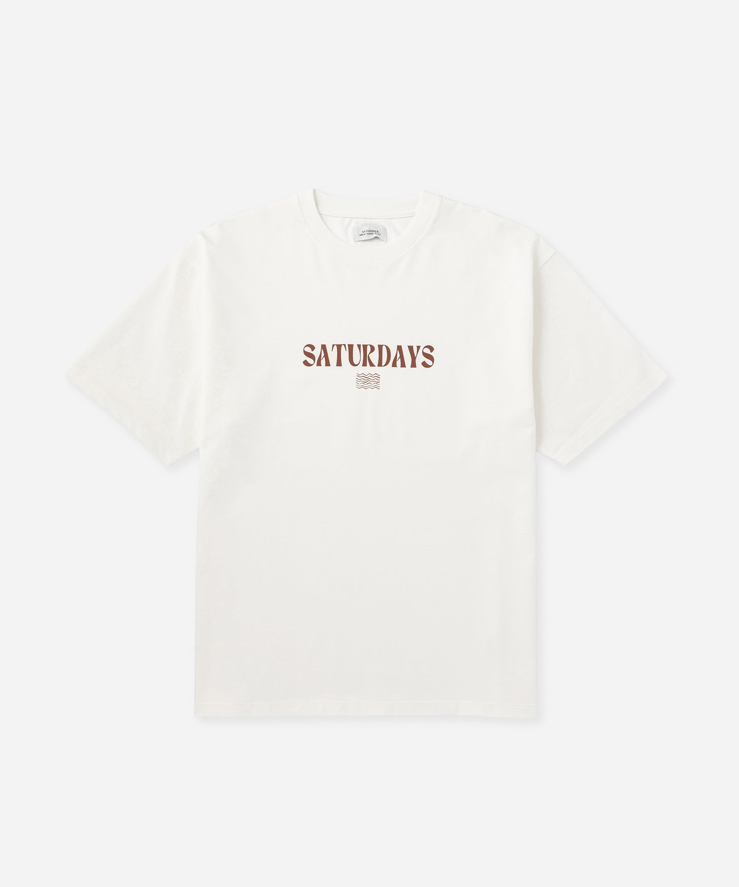 Saturdays NYC Ripples Relaxed Tee in White