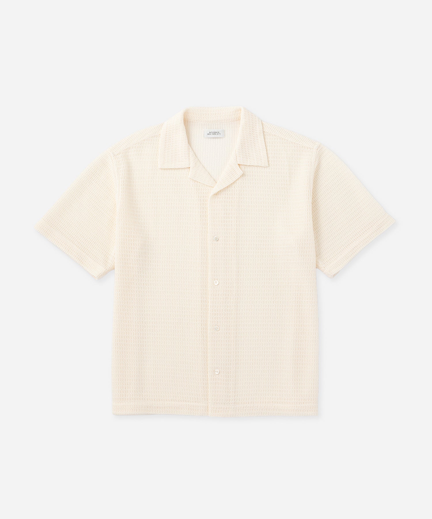 Saturdays NYC Canty Lace Shirt in Off White
