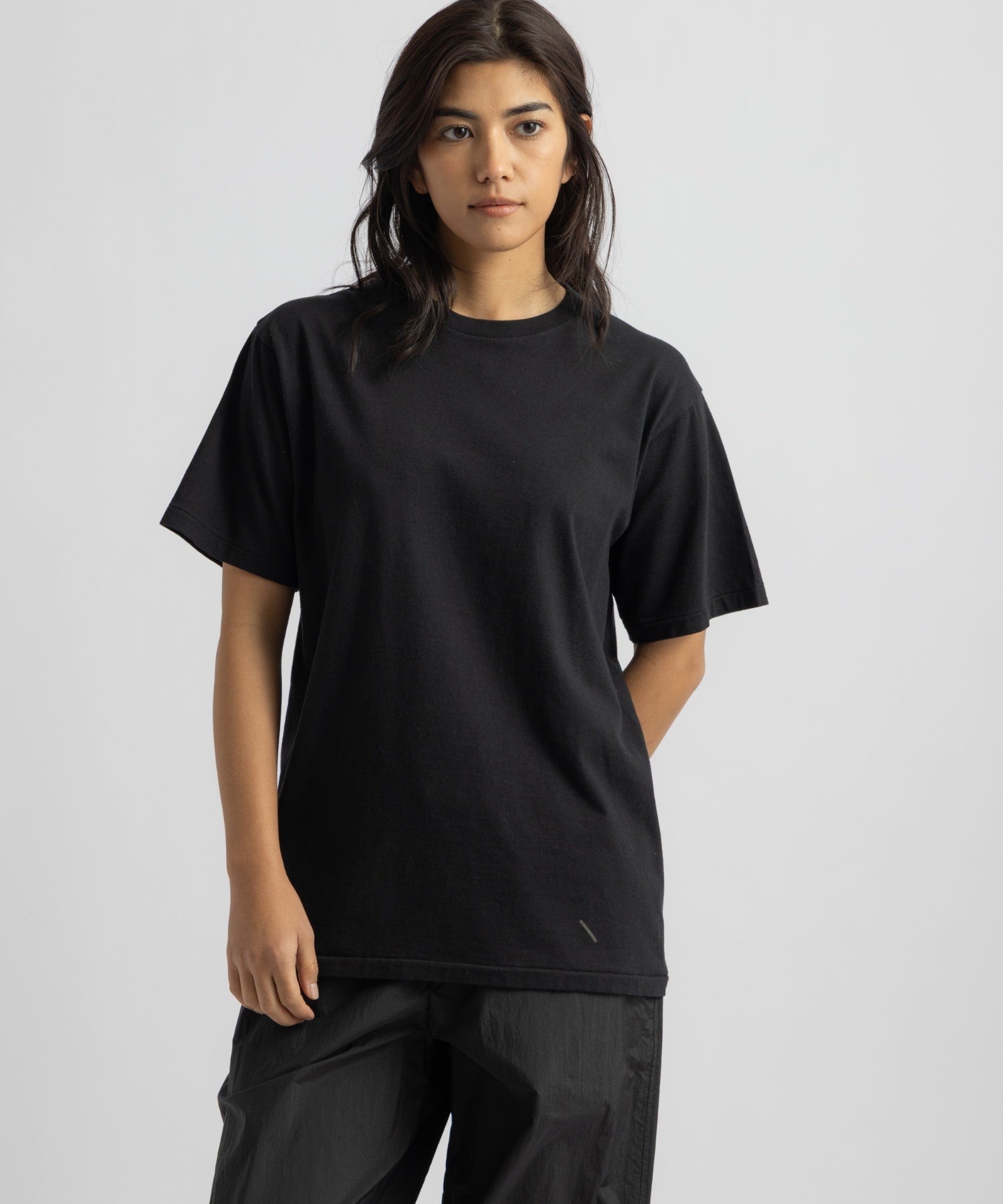 Saturdays NYC Hanes x Saturdays NYC Washed Cotton Tees 2-Pack in Black / Faded Black