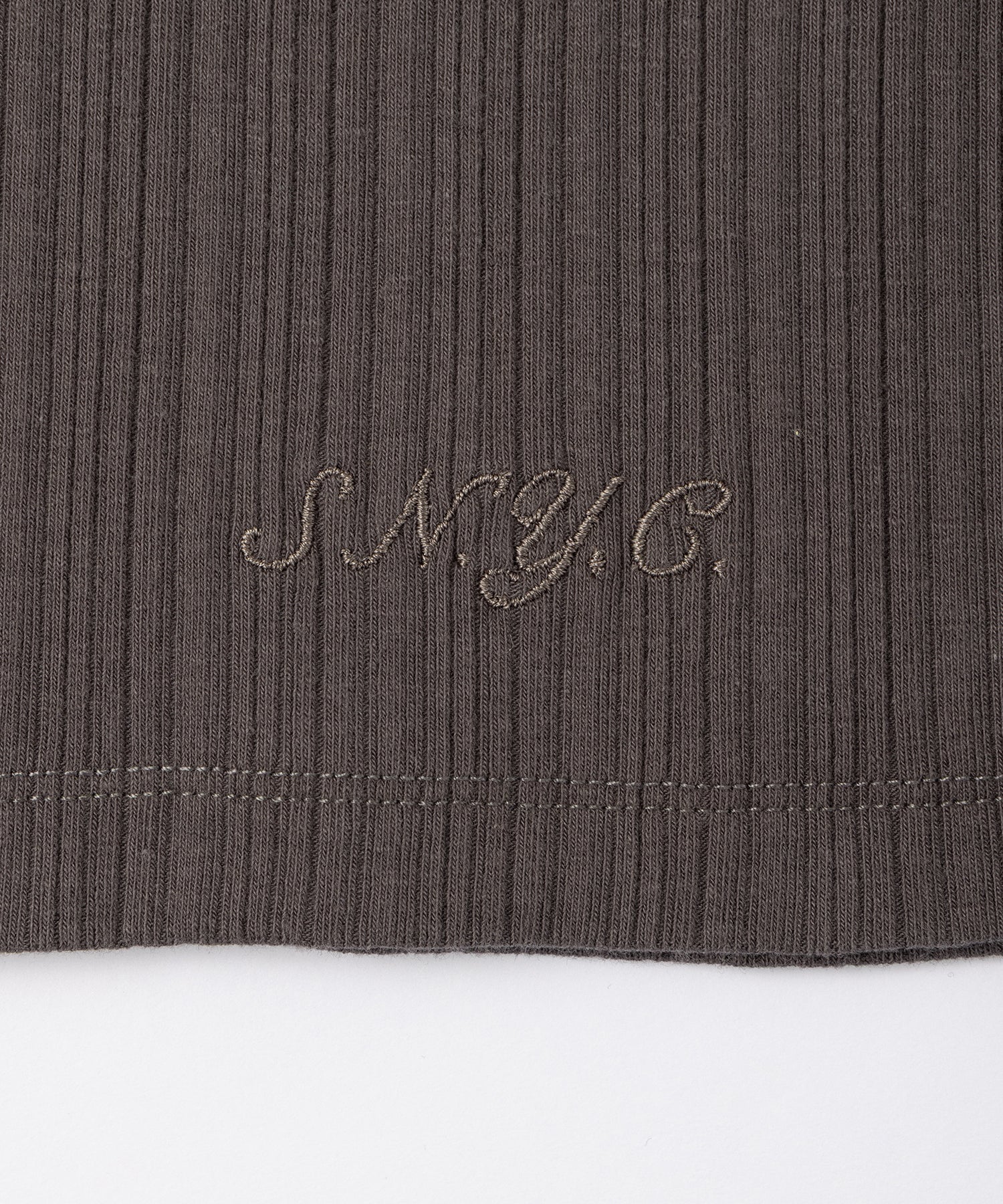 Saturdays NYC Venice Rib Tank in Charcoal