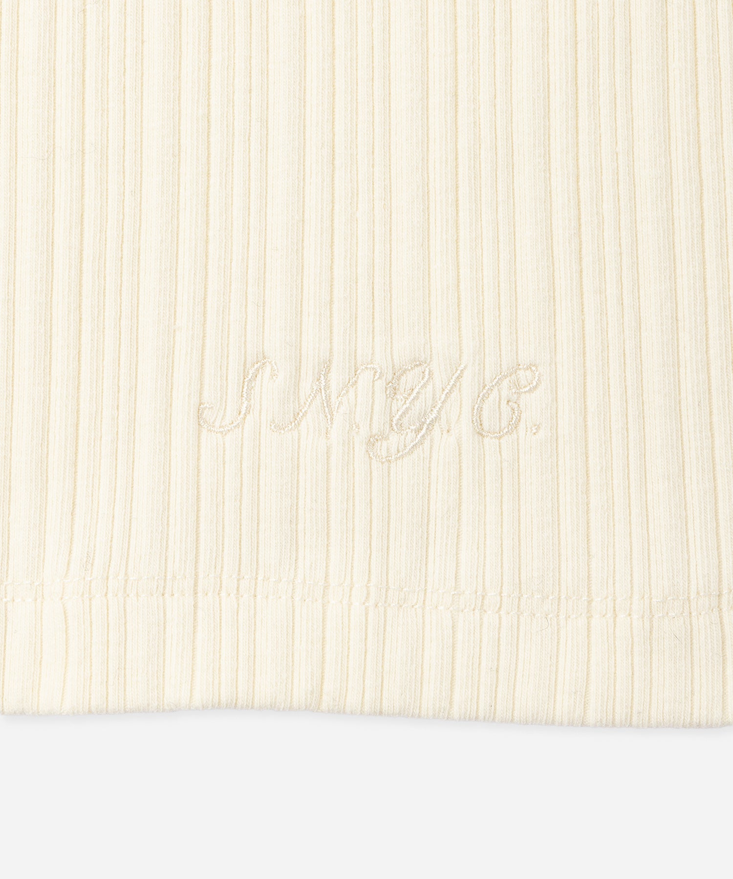 Saturdays NYC Venice Rib Tank in Ivory