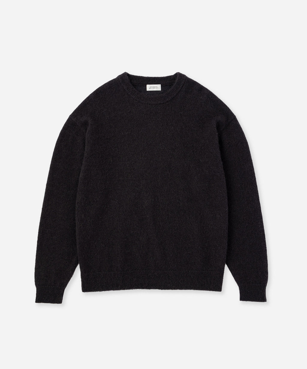 Saturdays NYC Greg Shaggy Knit in Gray
