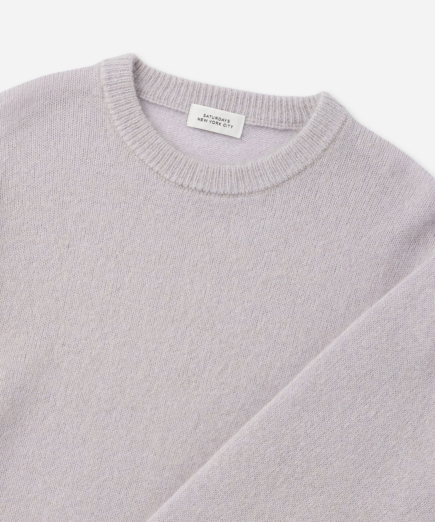 Saturdays NYC Greg Shaggy Knit in Lavender