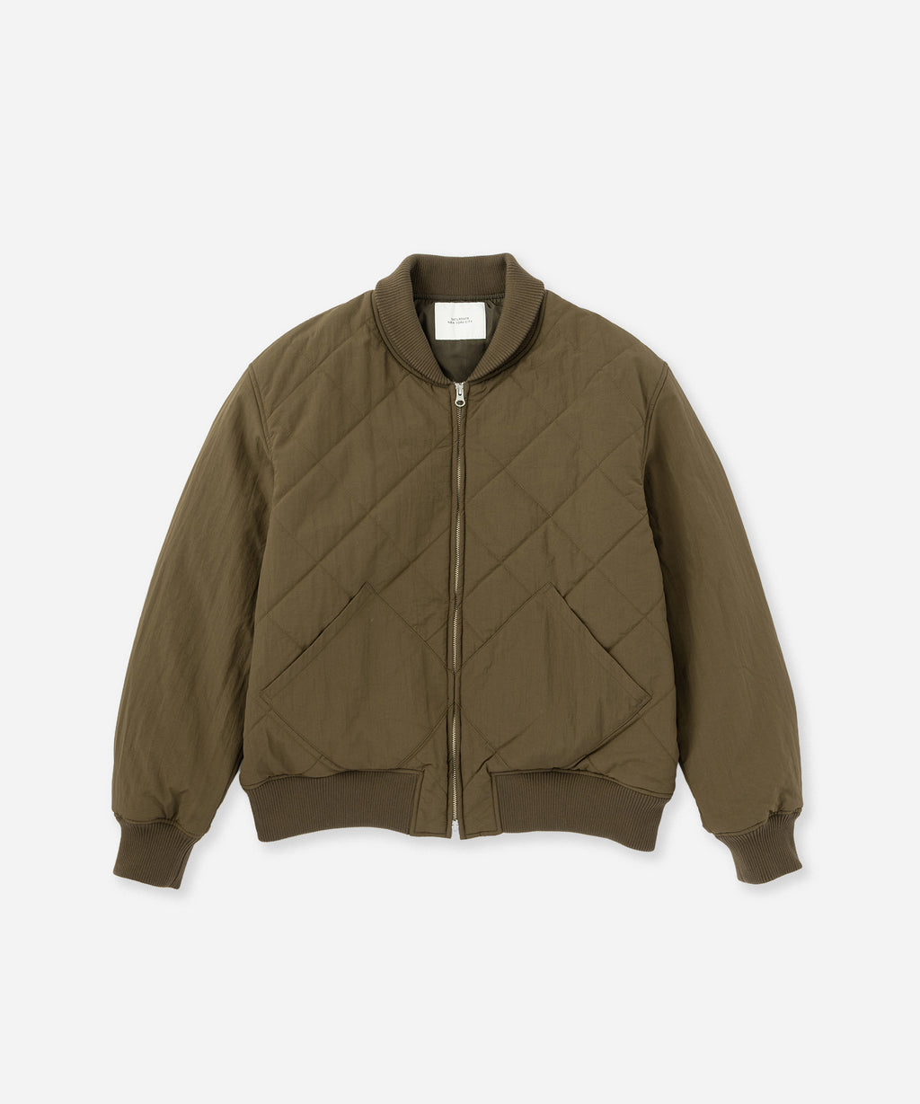 Saturdays NYC Haymarket Quilted Jacket in Olive