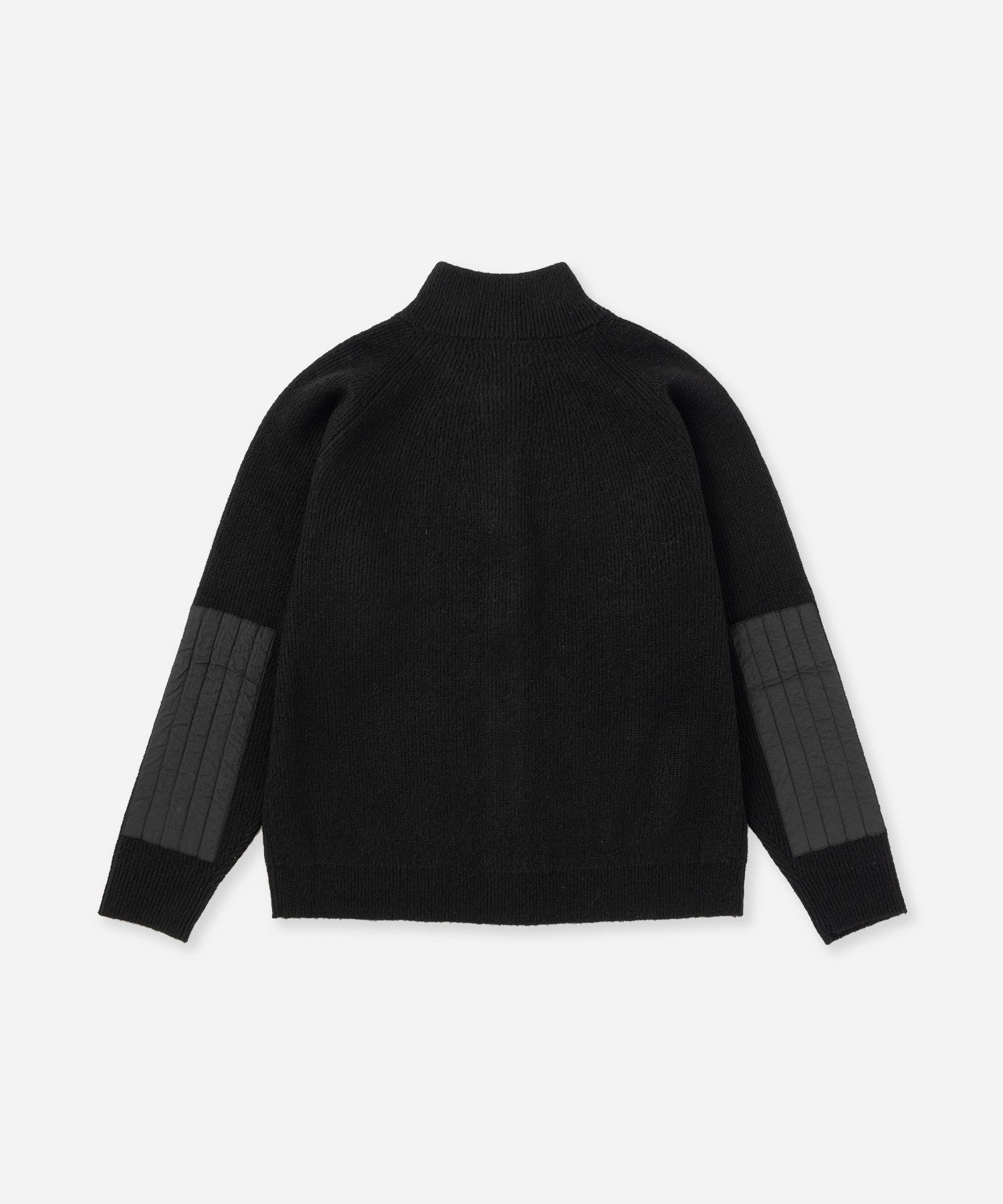 Saturdays NYC Henderson Brushed Zip Thru Knit in Black