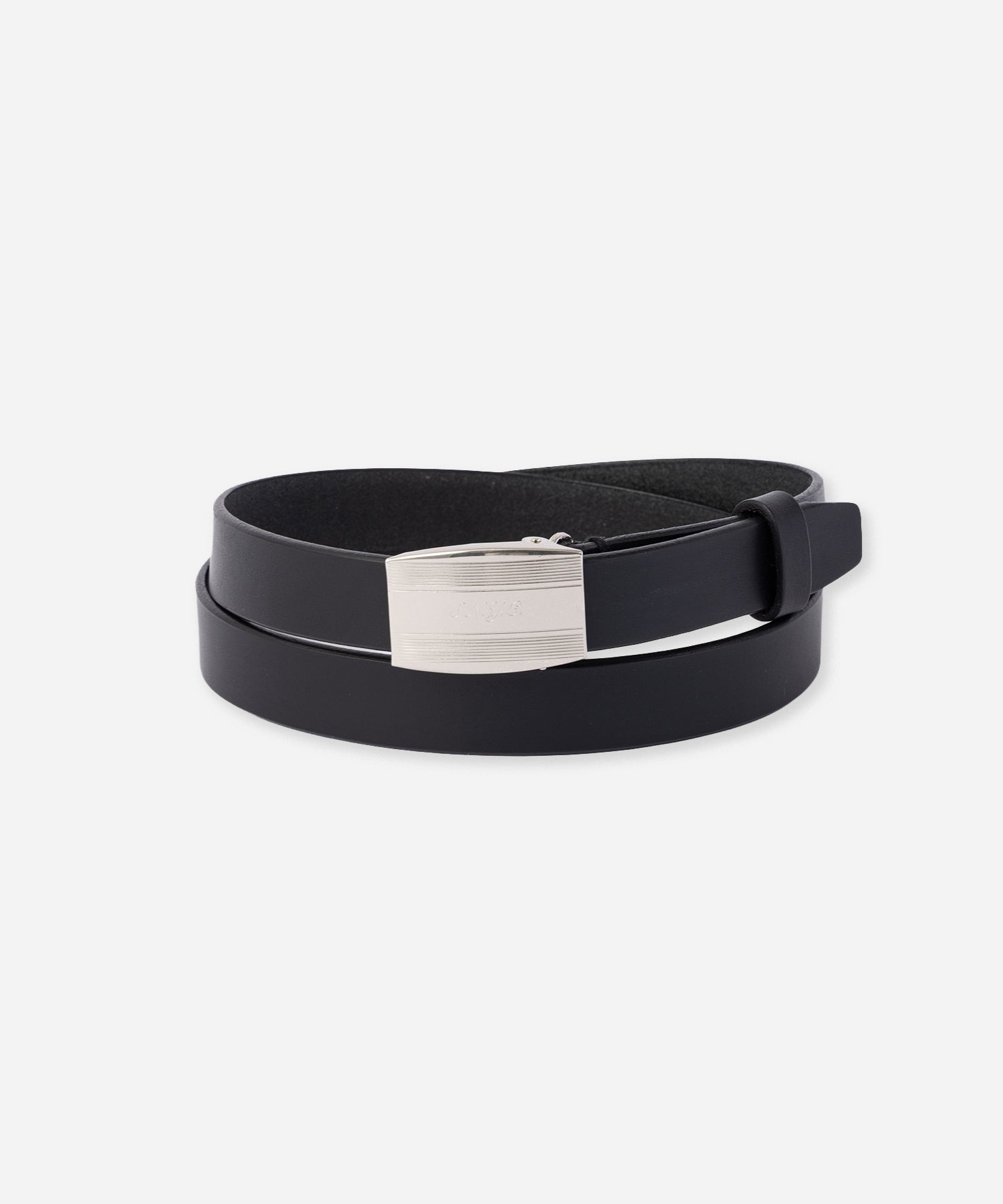 Saturdays NYC S.NYC Buckle Leather Belt in Black
