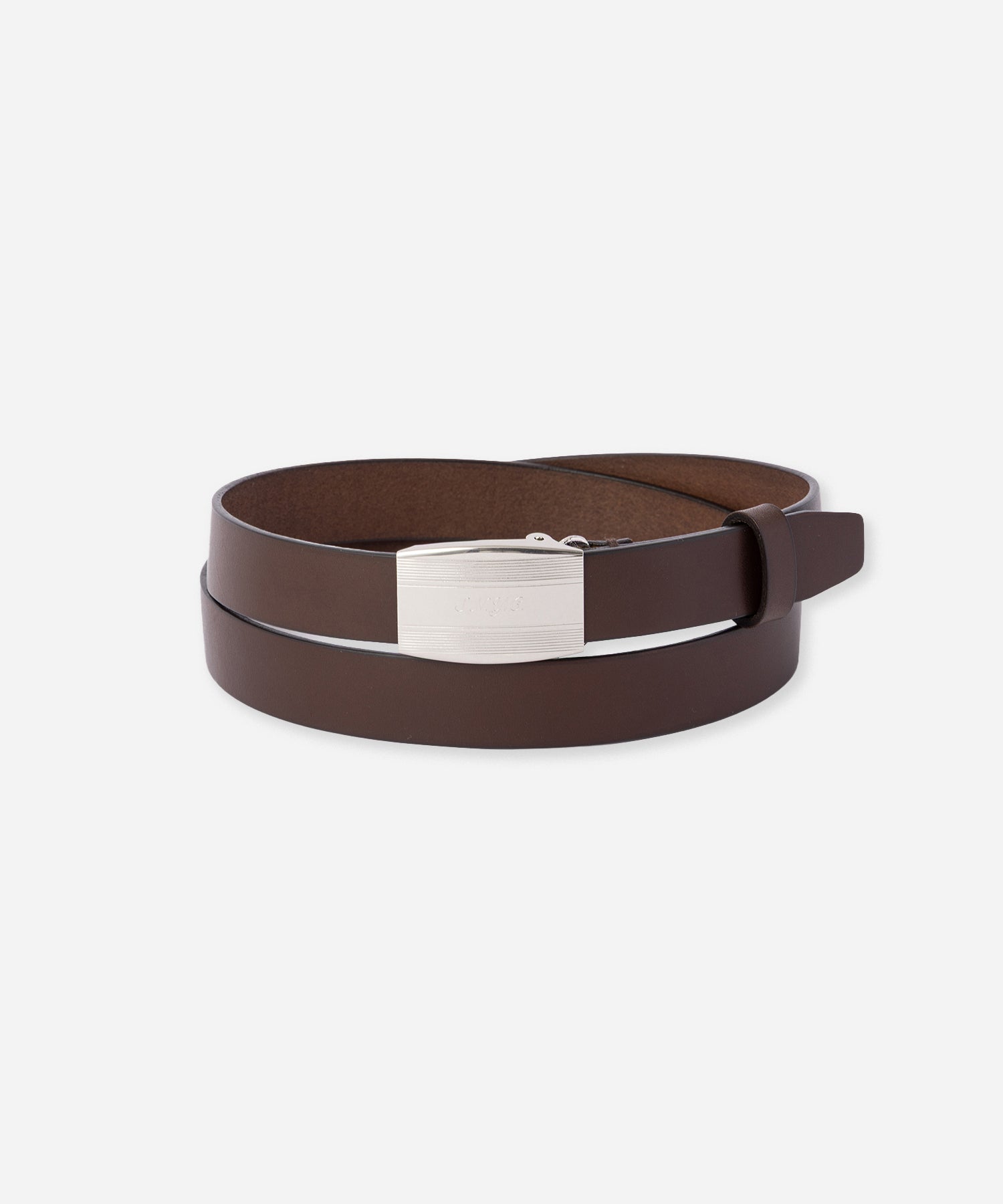 Saturdays NYC S.NYC Buckle Leather Belt in Dark Brown