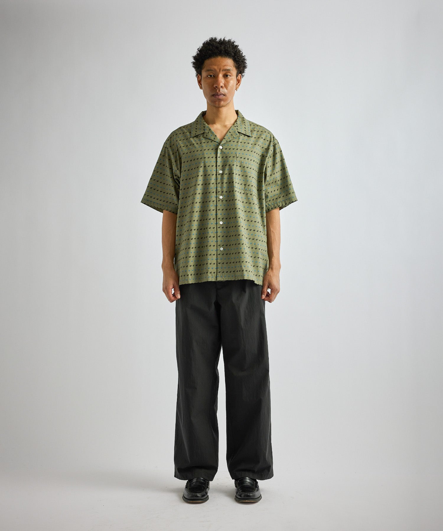 Saturdays NYC Canty Sailboat Shirt in Beige