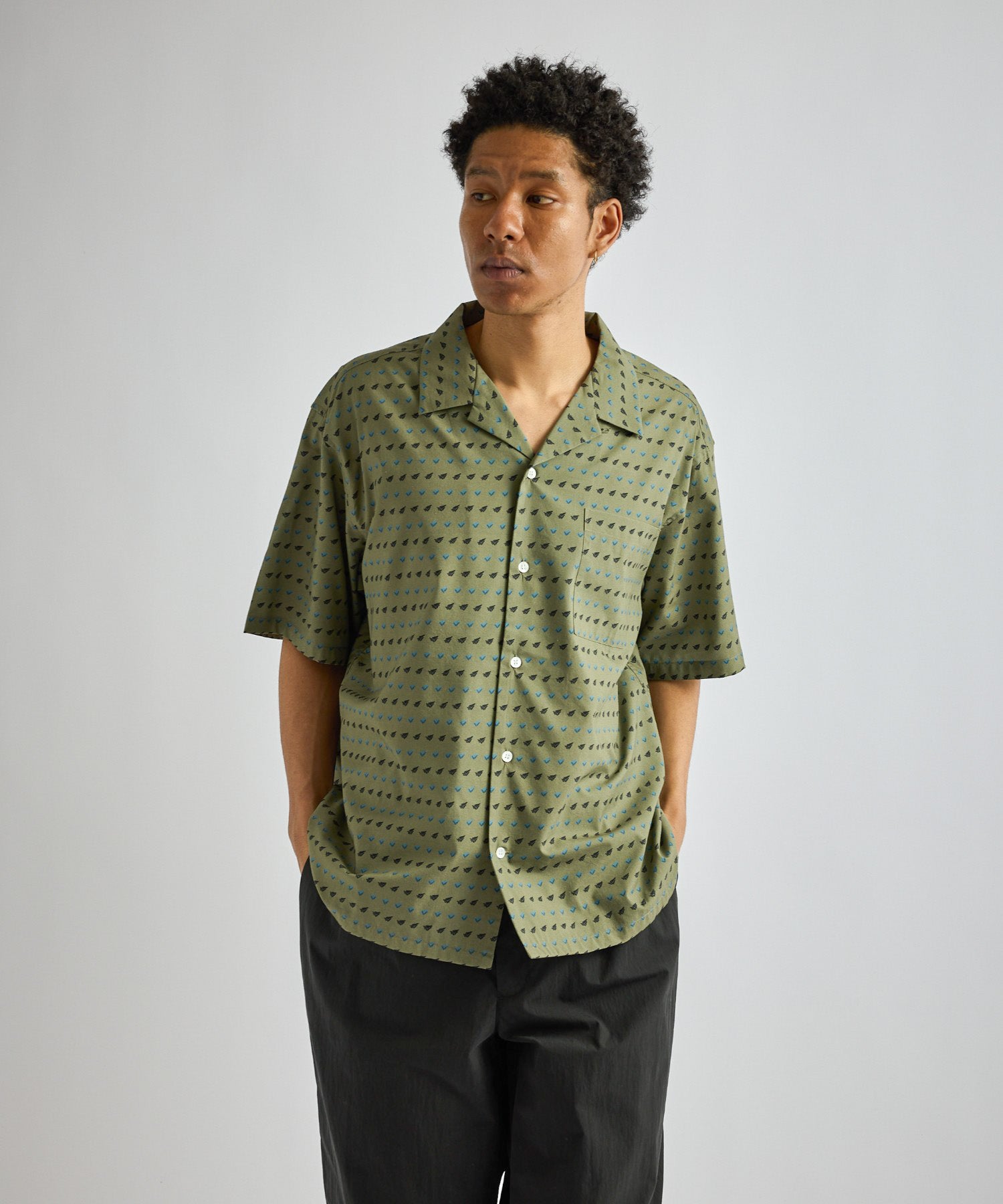 Saturdays NYC Canty Sailboat Shirt in Beige