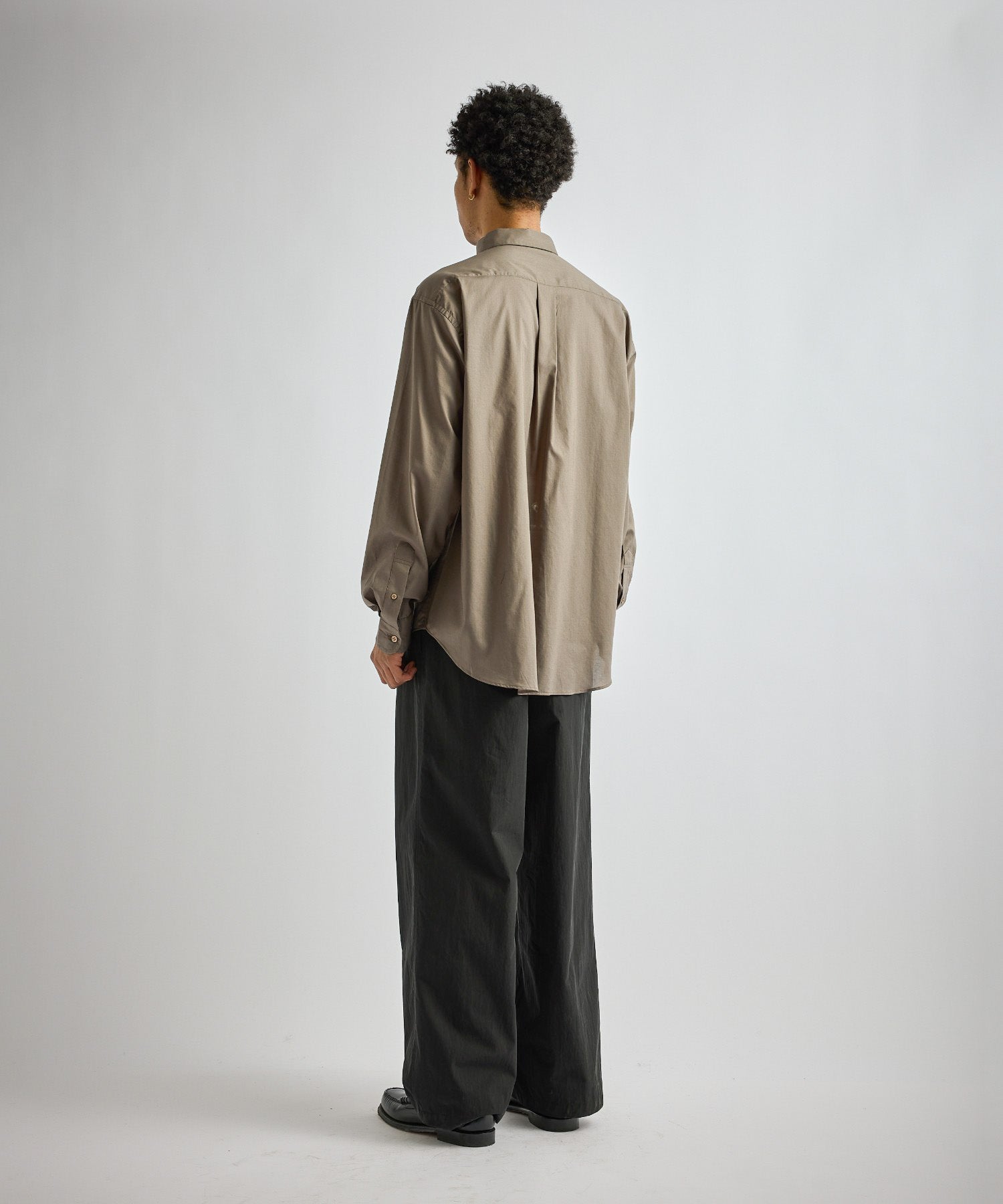 Saturdays NYC Crosby Lawn Cloth Shirt in Charcoal