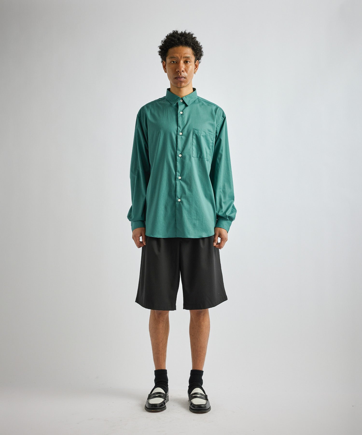 Saturdays NYC Crosby Lawn Cloth Shirt in Light Green