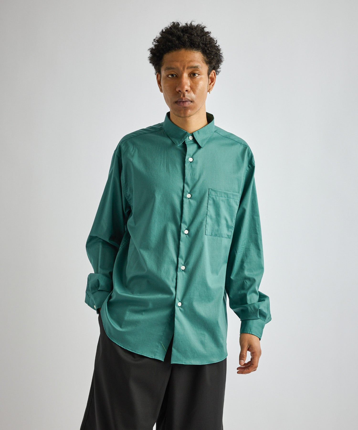 Saturdays NYC Crosby Lawn Cloth Shirt in Light Green