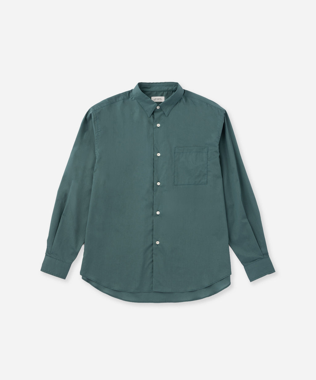 Saturdays NYC Crosby Lawn Cloth Shirt in Light Green
