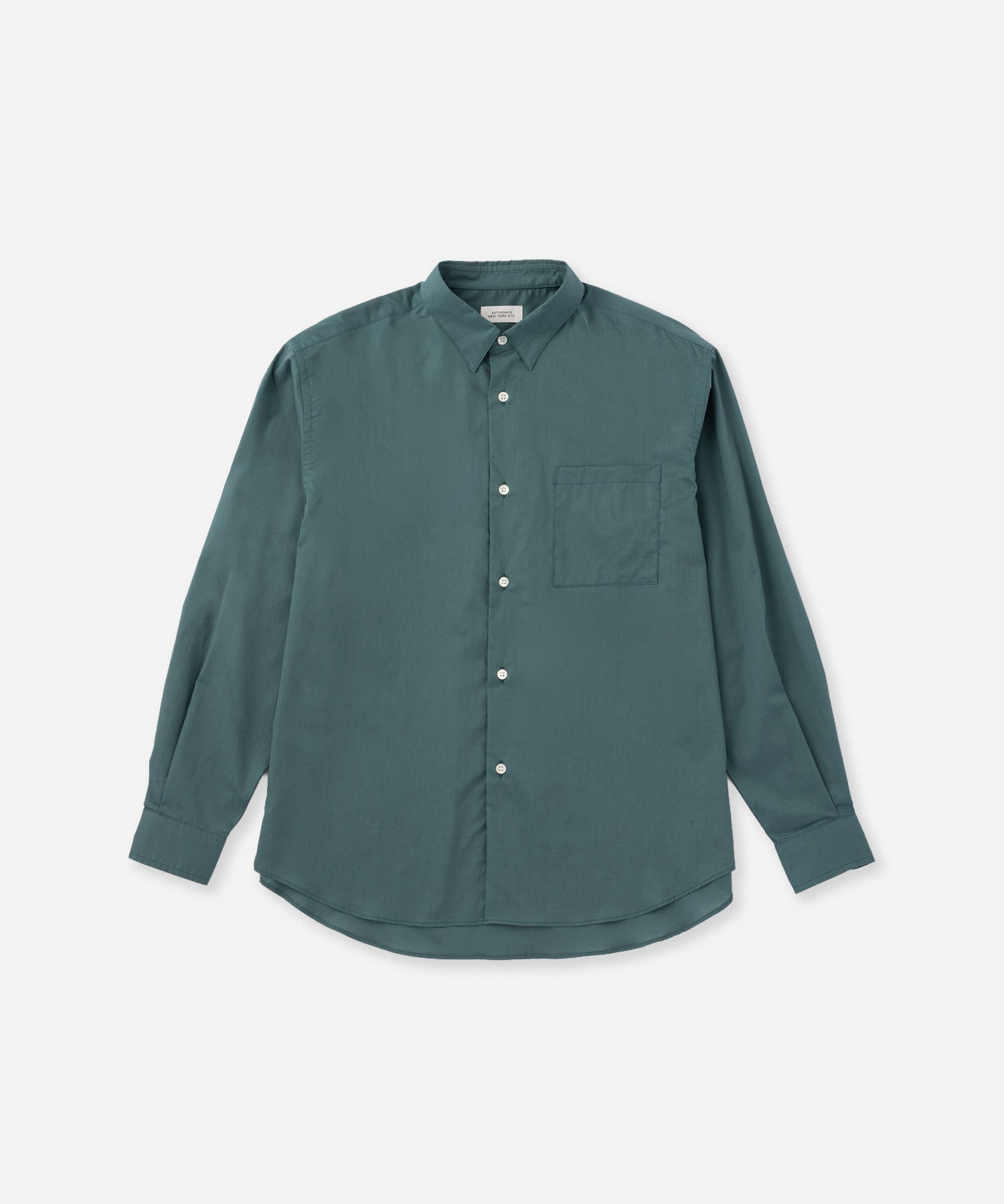 Saturdays NYC Crosby Lawn Cloth Shirt in Light Green
