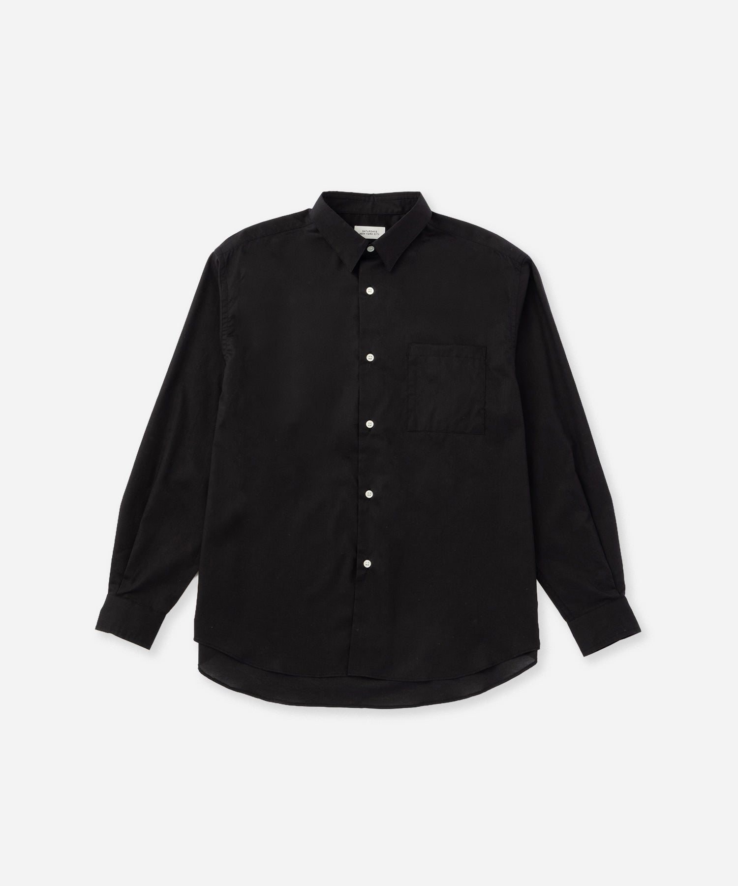 Saturdays NYC Crosby Lawn Cloth Shirt in Black