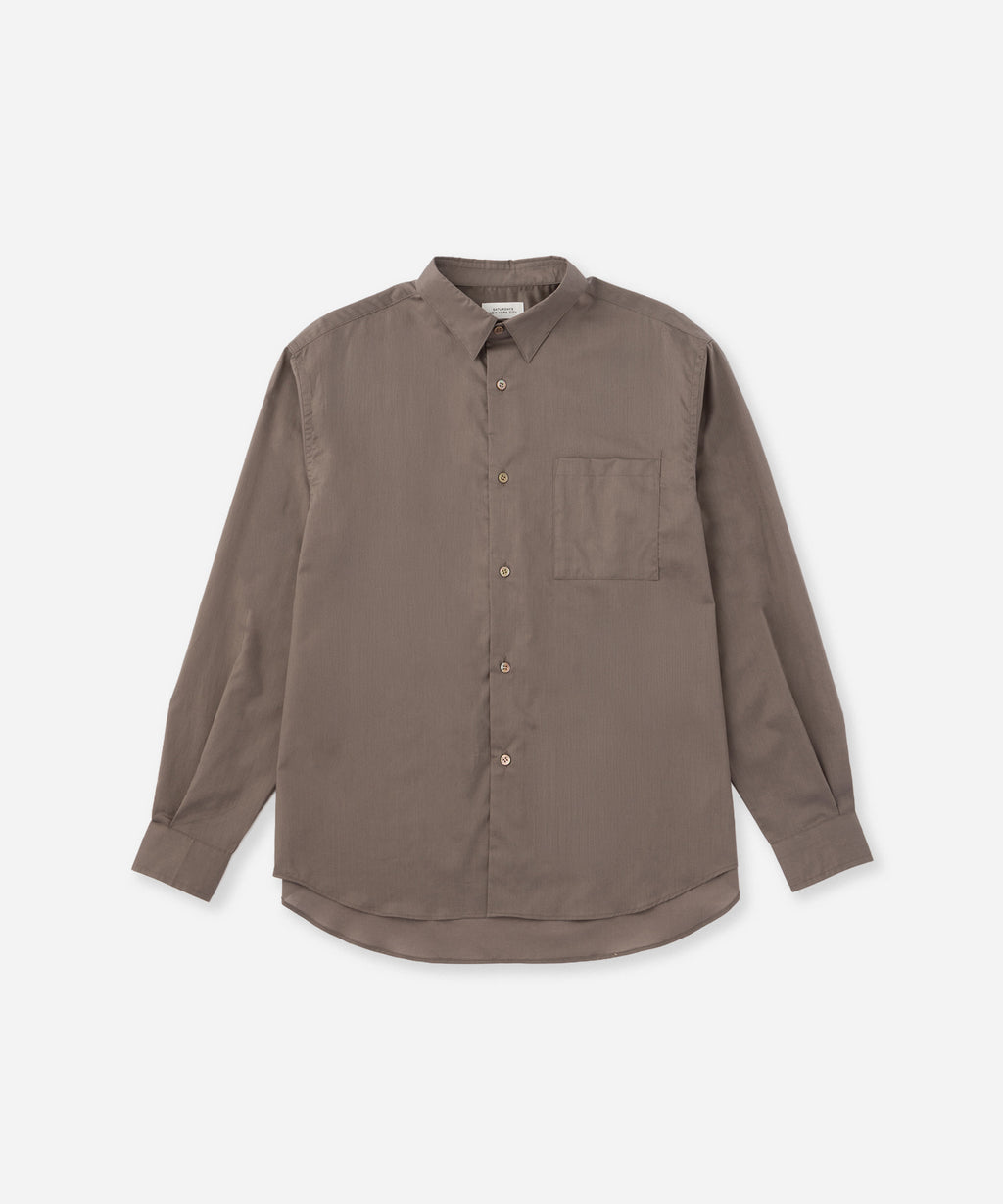 Saturdays NYC Crosby Lawn Cloth Shirt in Charcoal