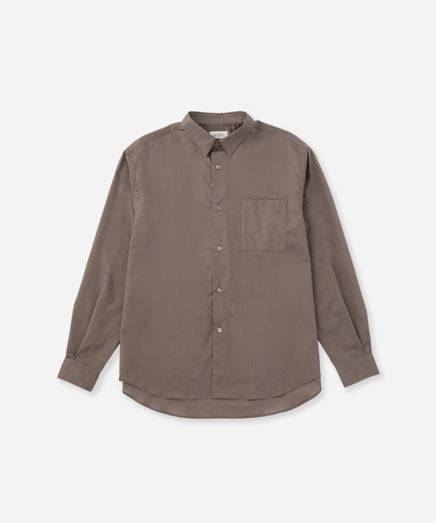 Saturdays NYC Crosby Lawn Cloth Shirt in Charcoal