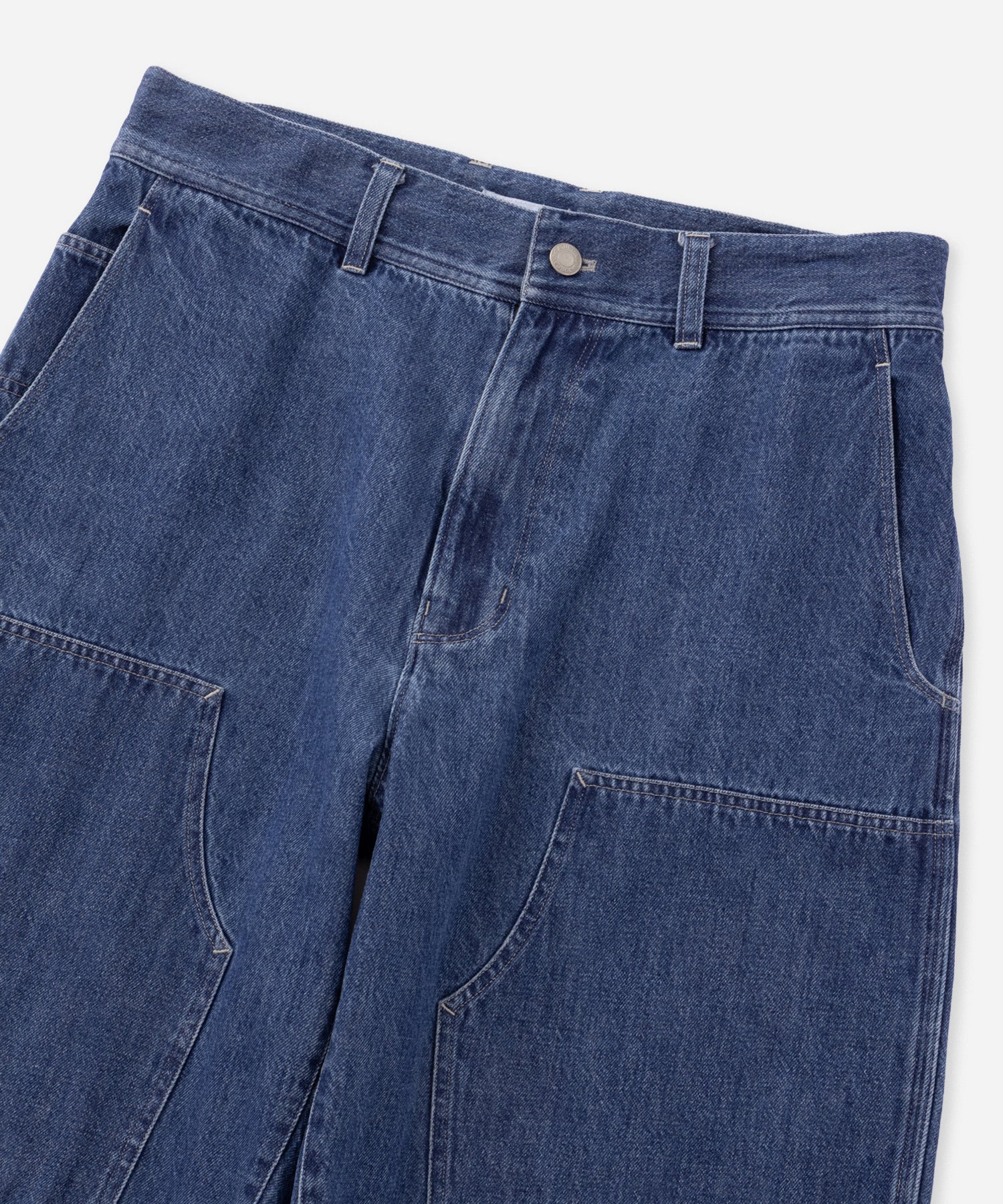 Saturdays NYC Morris Double Knee Short in Navy