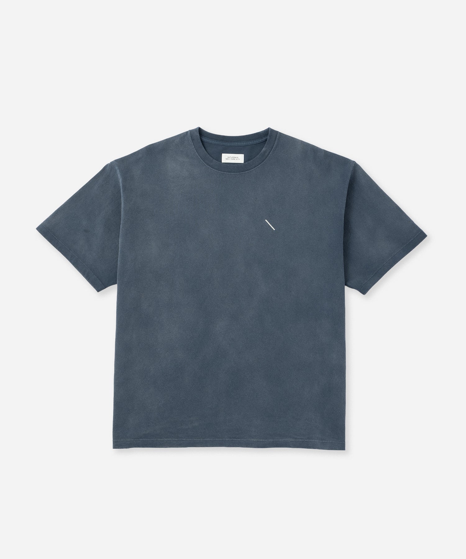 Saturdays NYC Sailboat Relaxed Tee in Blue