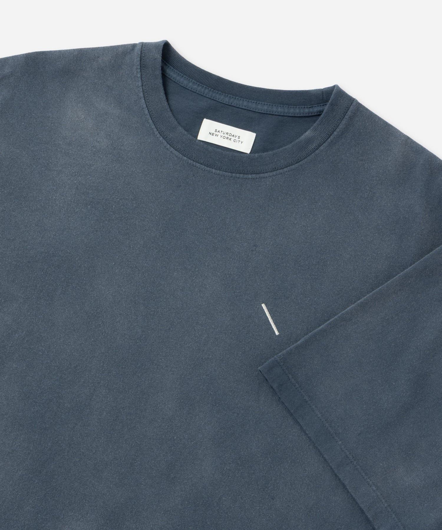Saturdays NYC Sailboat Relaxed Tee in Blue