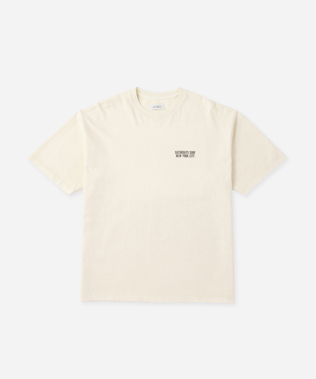 Saturdays NYC Saturdays Heritage Relaxed Tee in Ivory