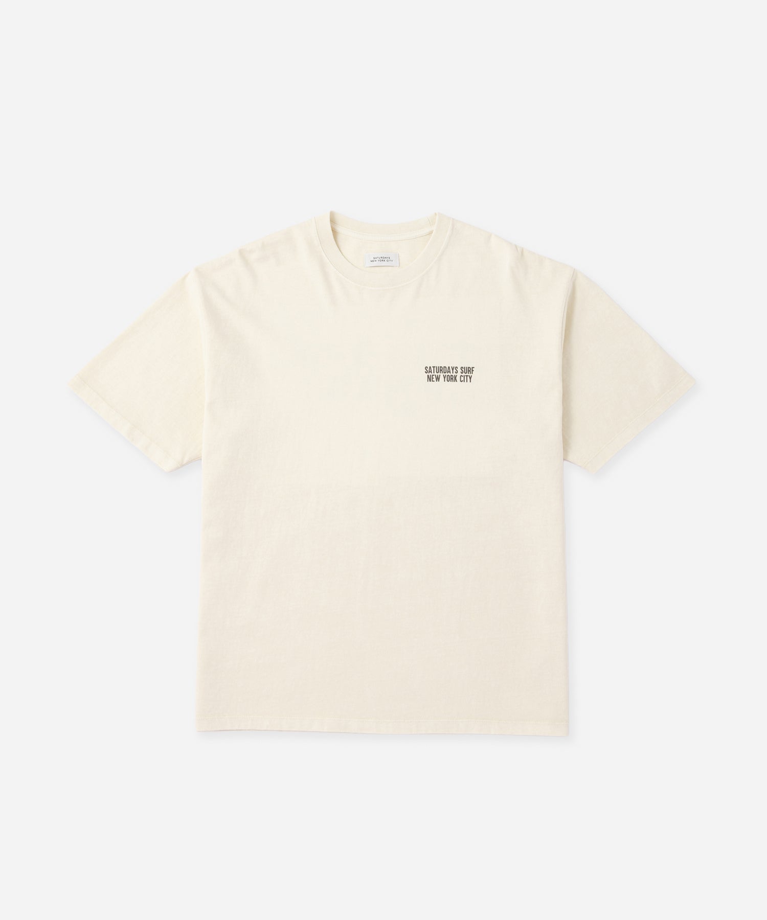 Saturdays NYC Saturdays Heritage Relaxed Tee in Ivory