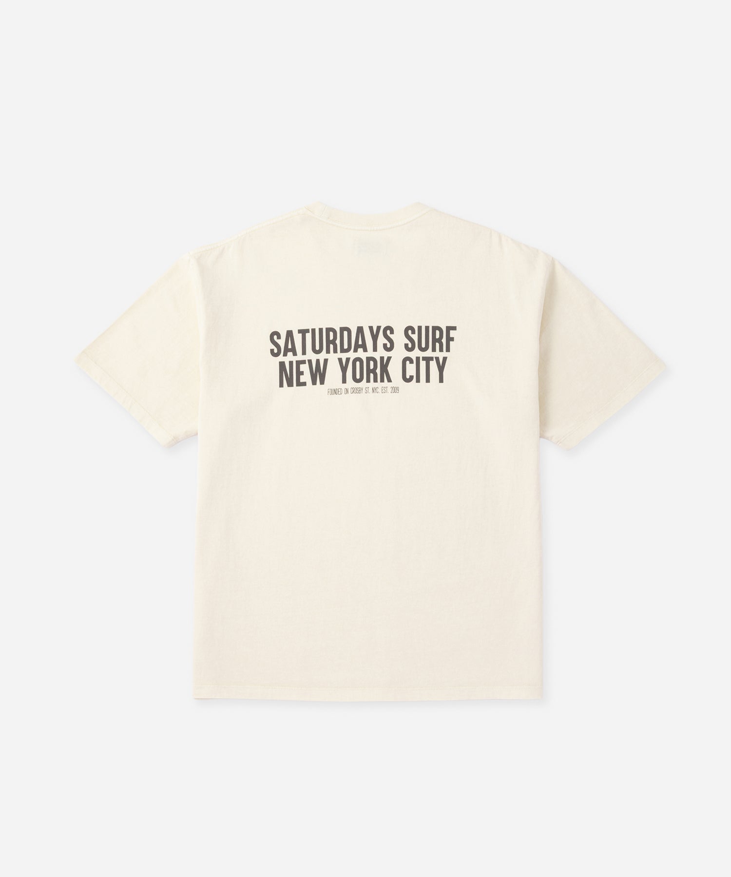 Saturdays NYC Saturdays Heritage Relaxed Tee in Ivory
