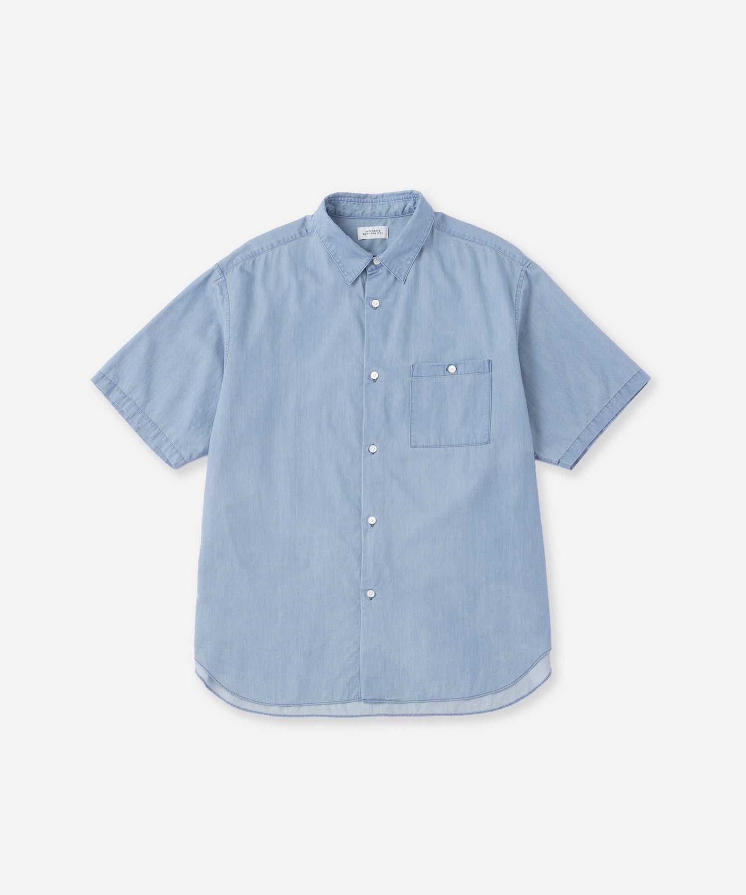 Saturdays NYC Bruce Shirt in Light Blue