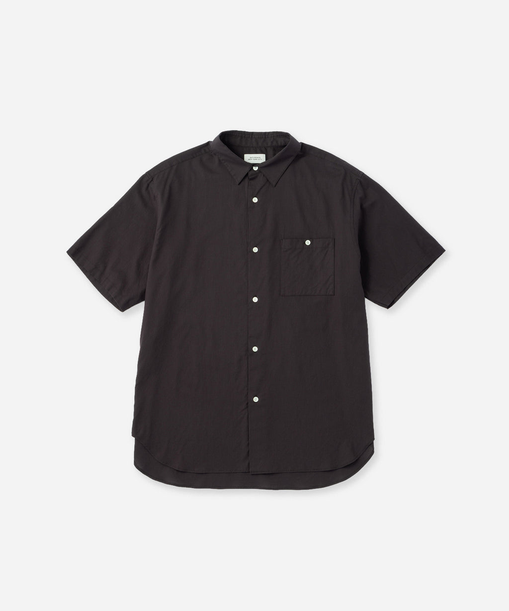 Saturdays NYC Bruce Shirt in Charcoal
