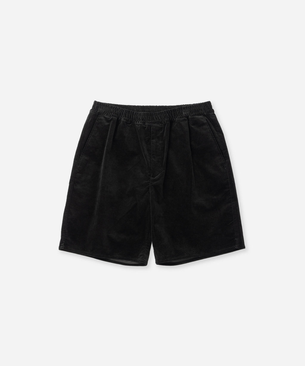 Saturdays NYC Avalon Corduroy Beach Short in Black