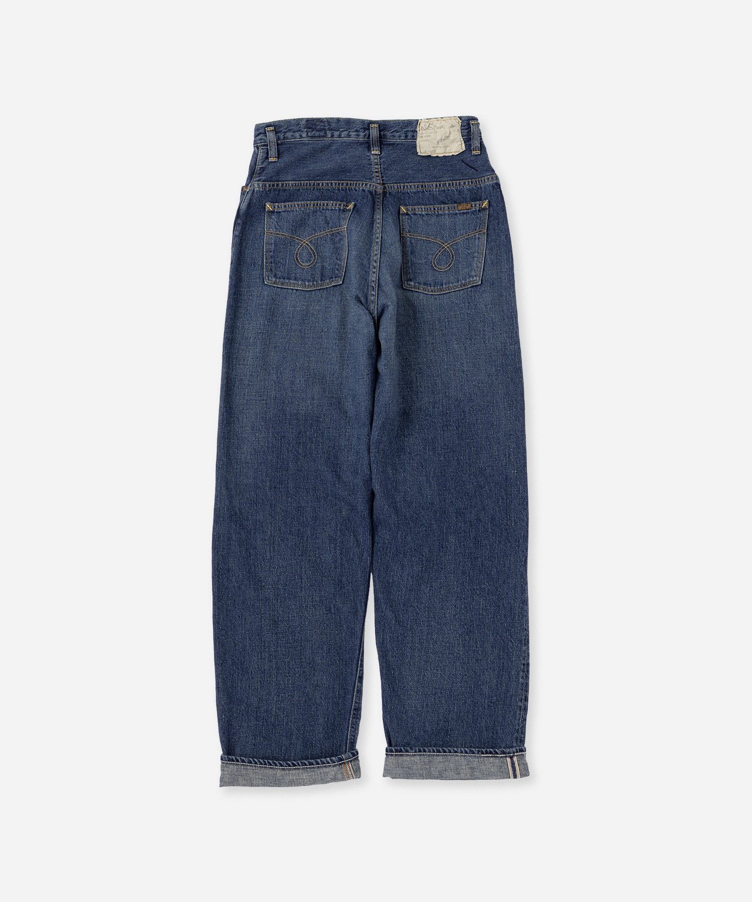orSlow x Saturdays High Waist Selvedge Denim Pants Used Jasmin