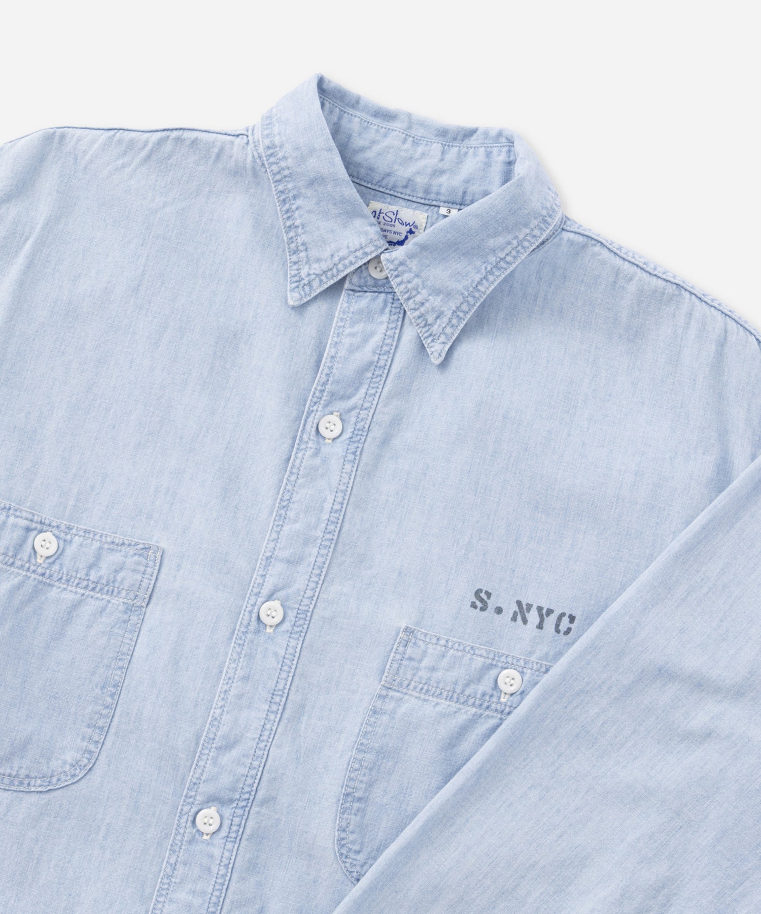 orSlow x Saturdays Relax Fit Chambray Work Shirt