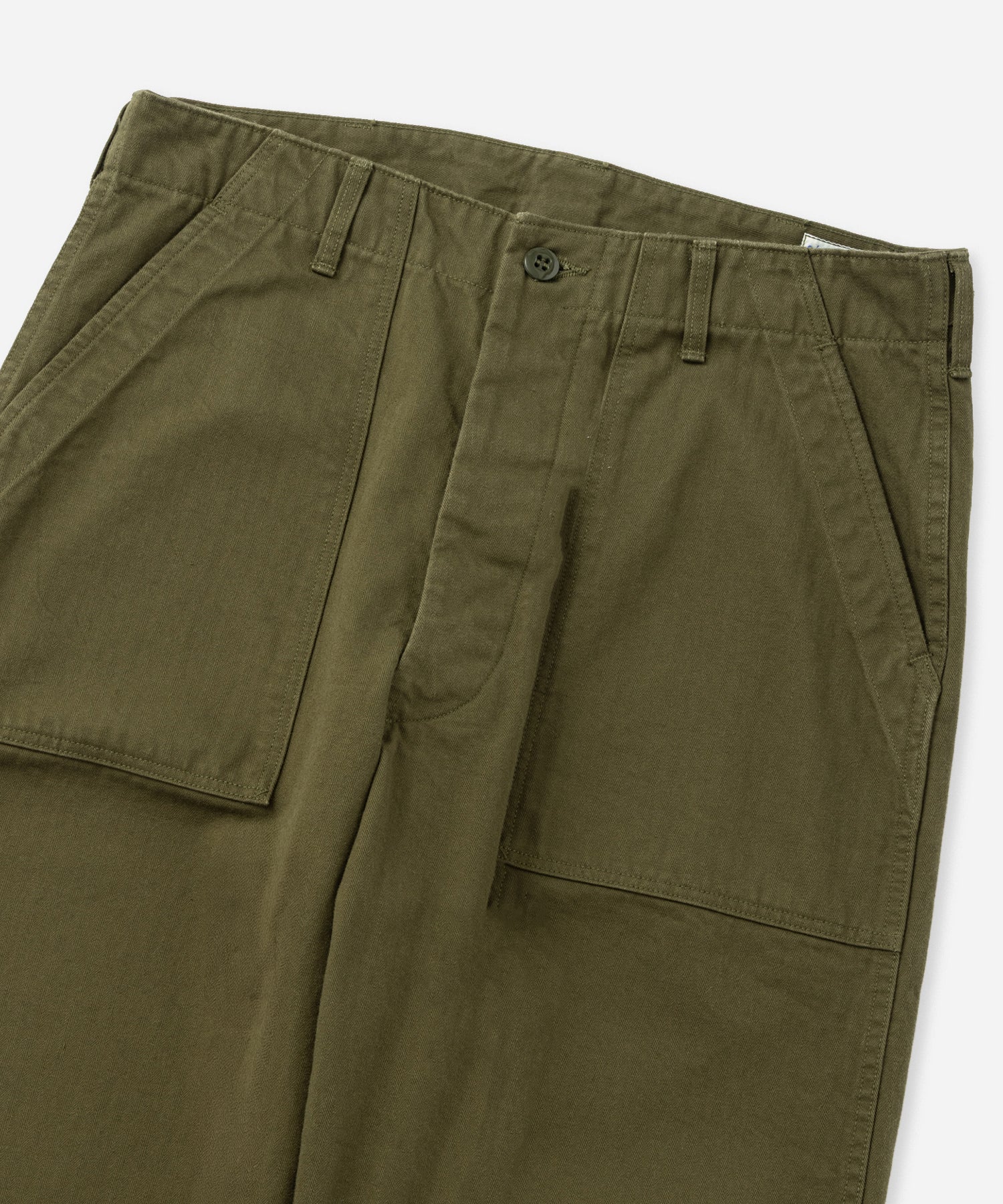 orSlow x Saturdays Herringbone Vintage Fit Fatigue Pants