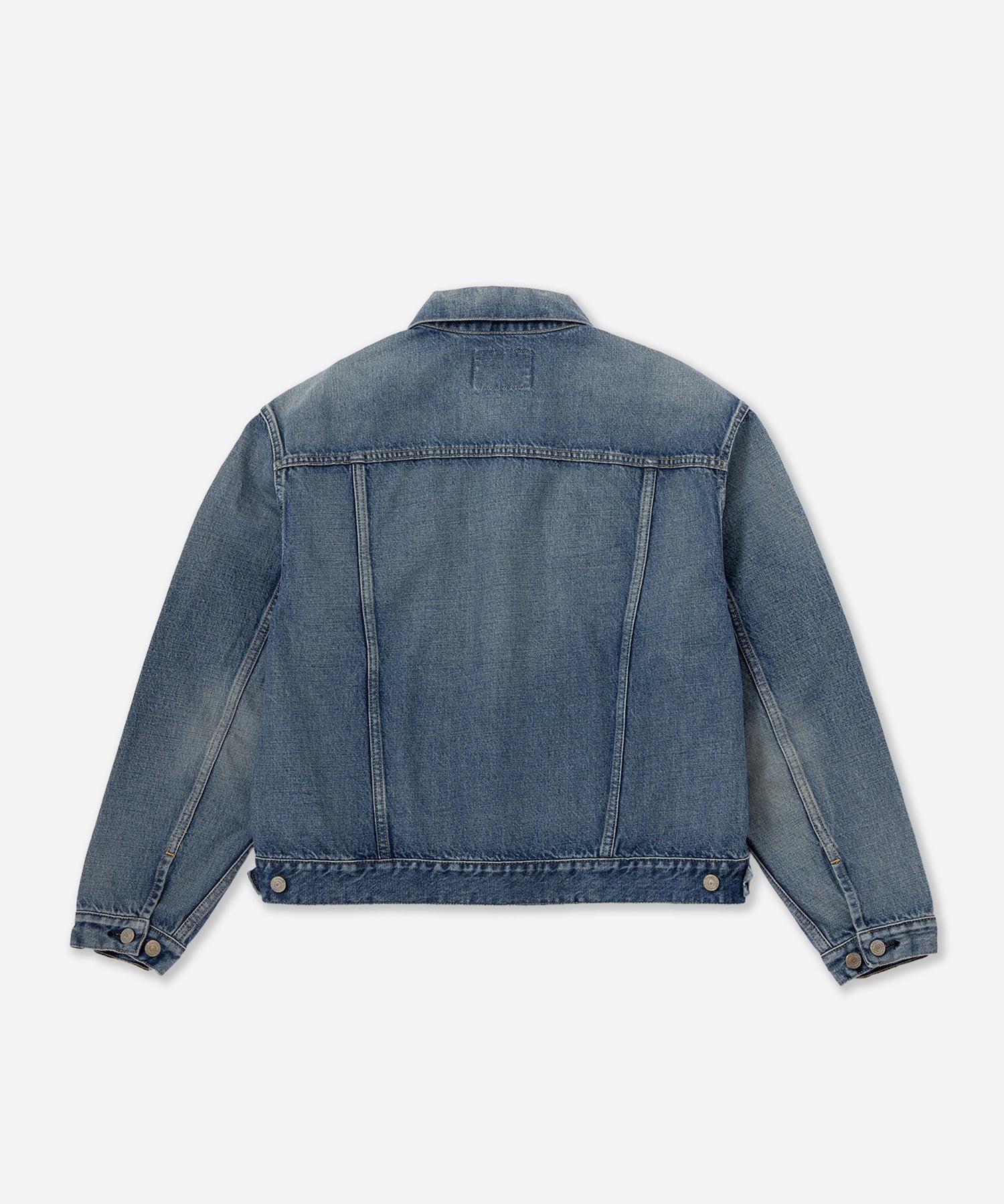 Saturdays NYC Emil Washed Denim Jacket in Blue