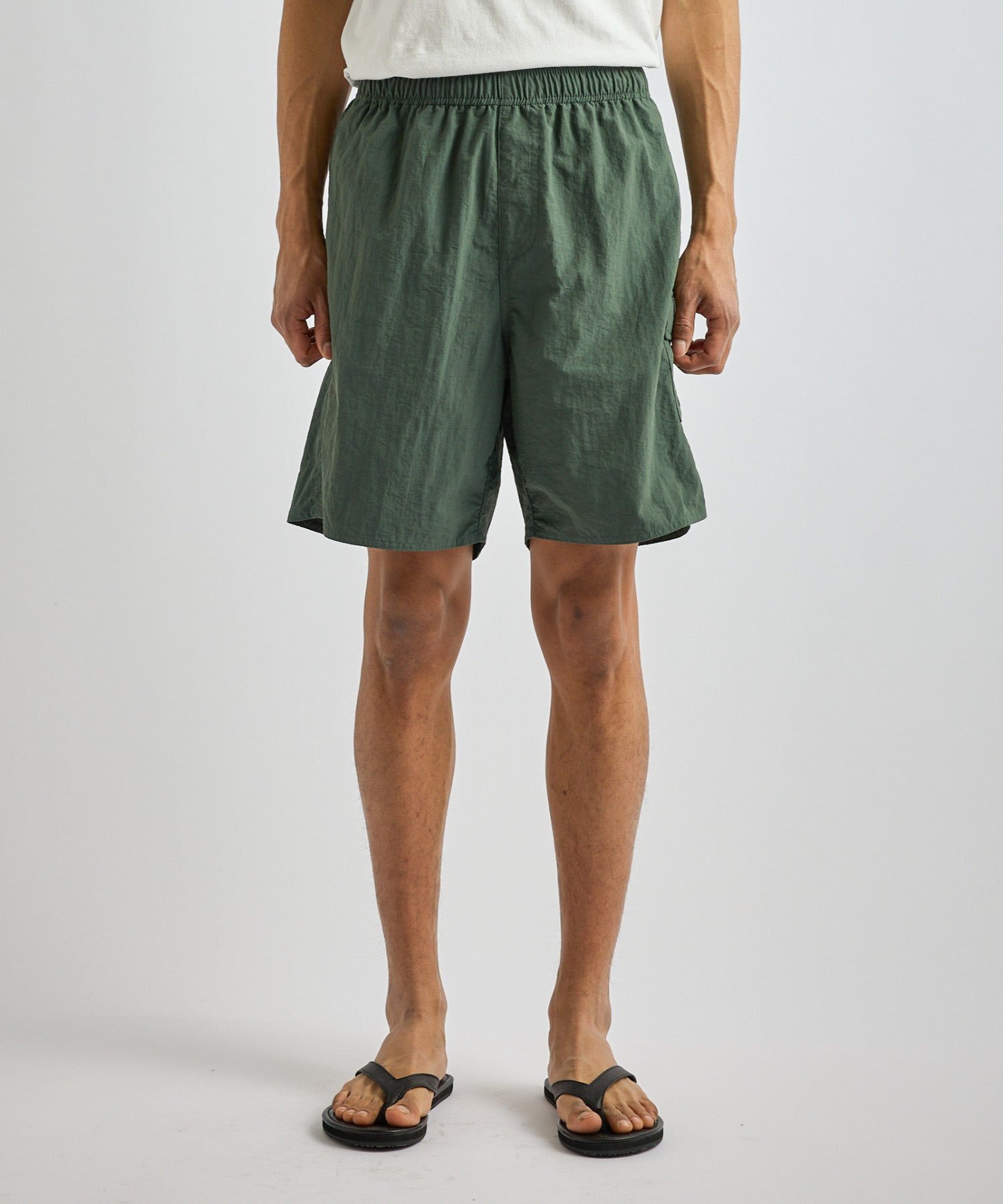 Saturdays NYC Danjo Cargo Swim Short in Olive Green