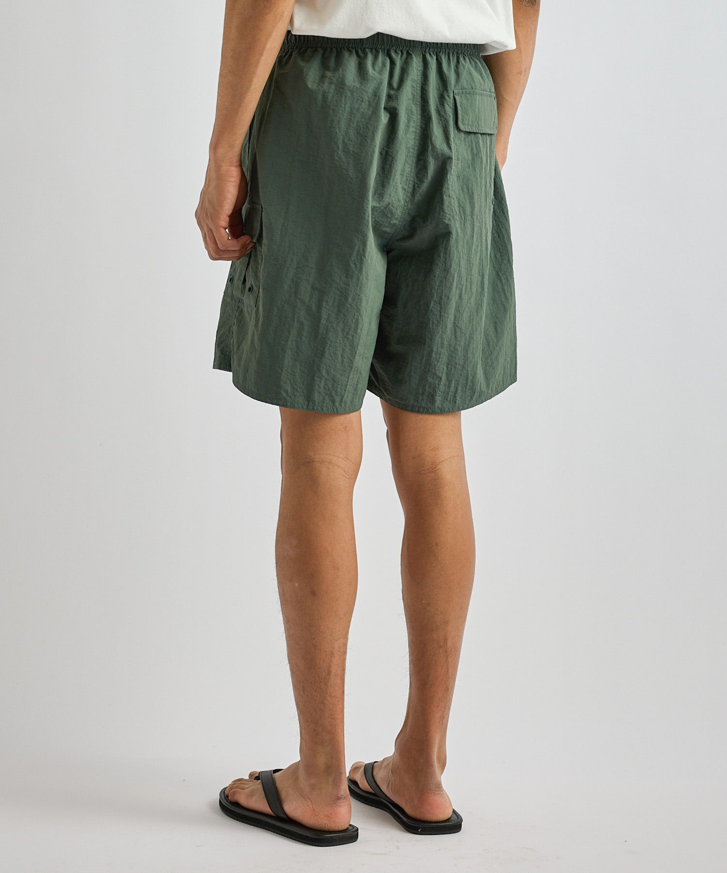 Saturdays NYC Danjo Cargo Swim Short in Olive Green