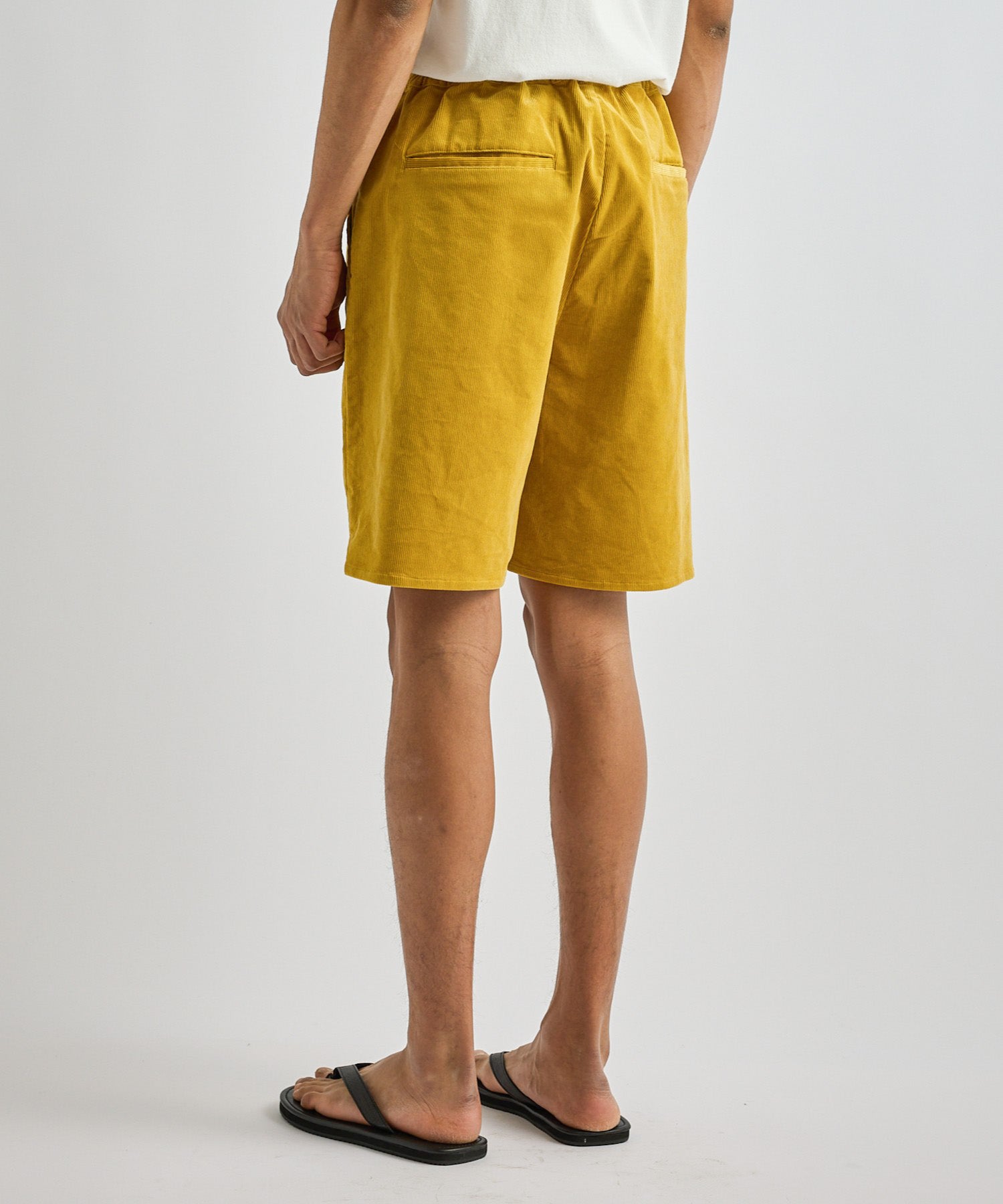 Saturdays NYC Avalon Corduroy Beach Short in Yellow
